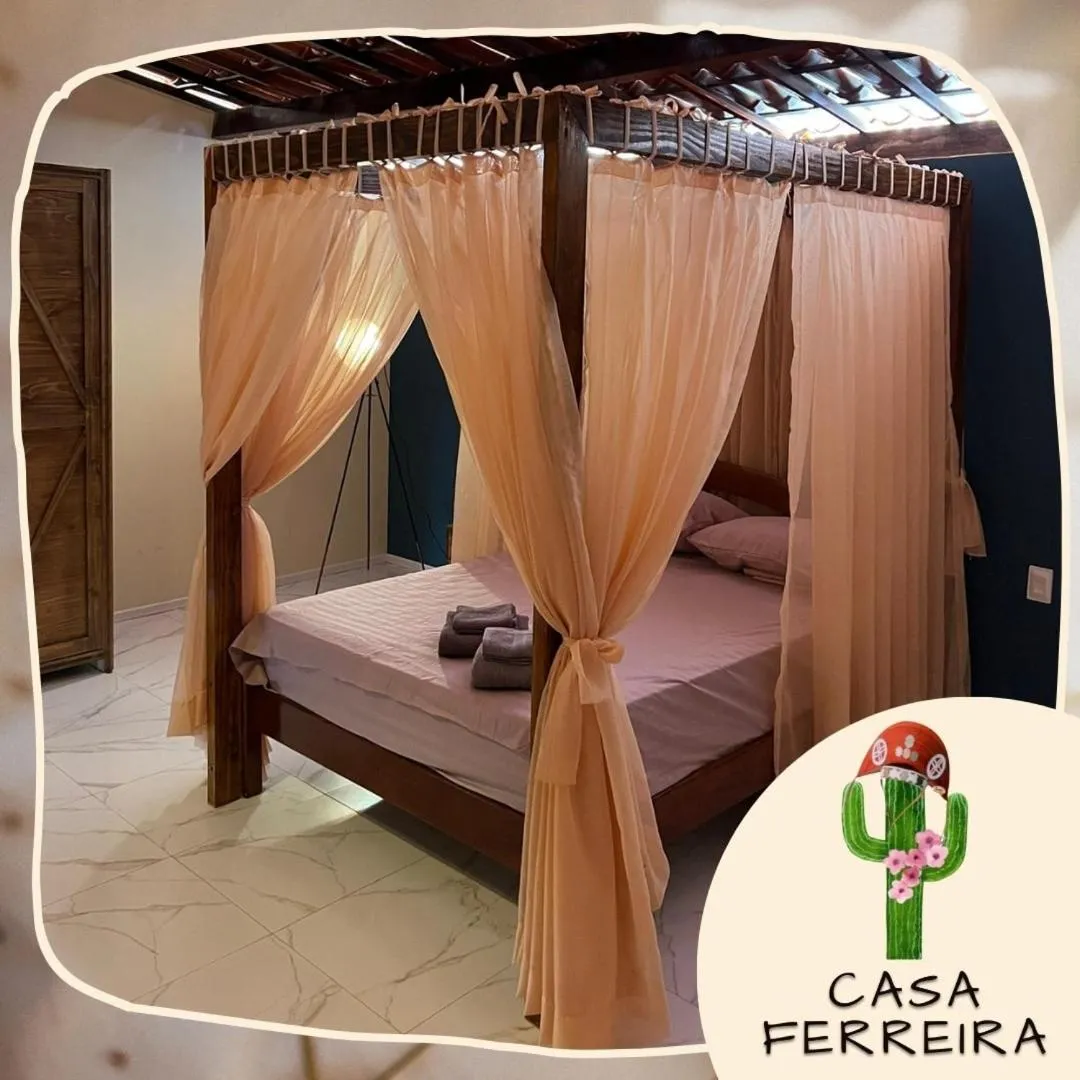 Bed in Casa Ferreira Cumbuco