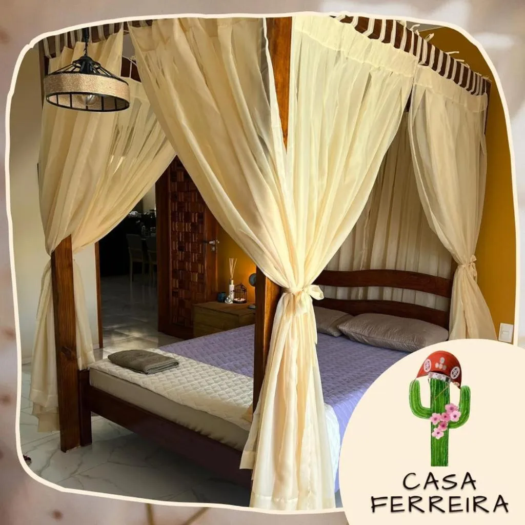 Bed in Casa Ferreira Cumbuco