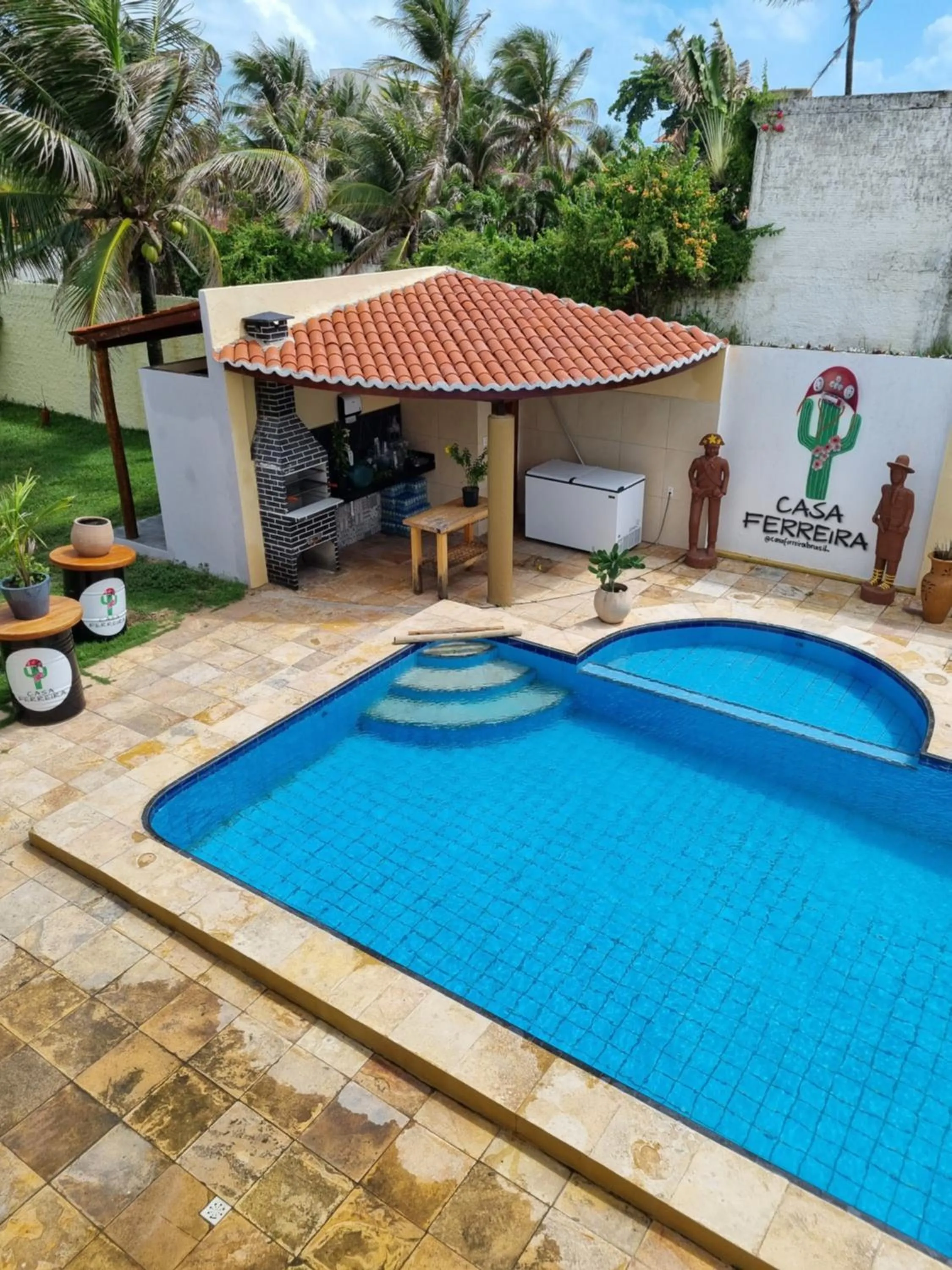 Pool view in Casa Ferreira Cumbuco