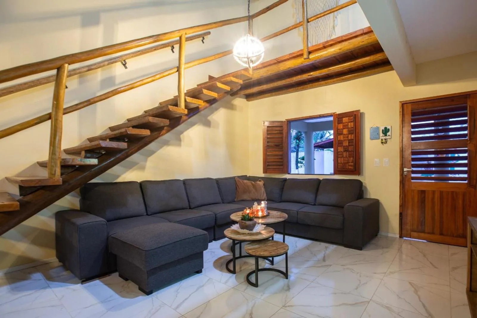 Living room in Casa Ferreira Cumbuco