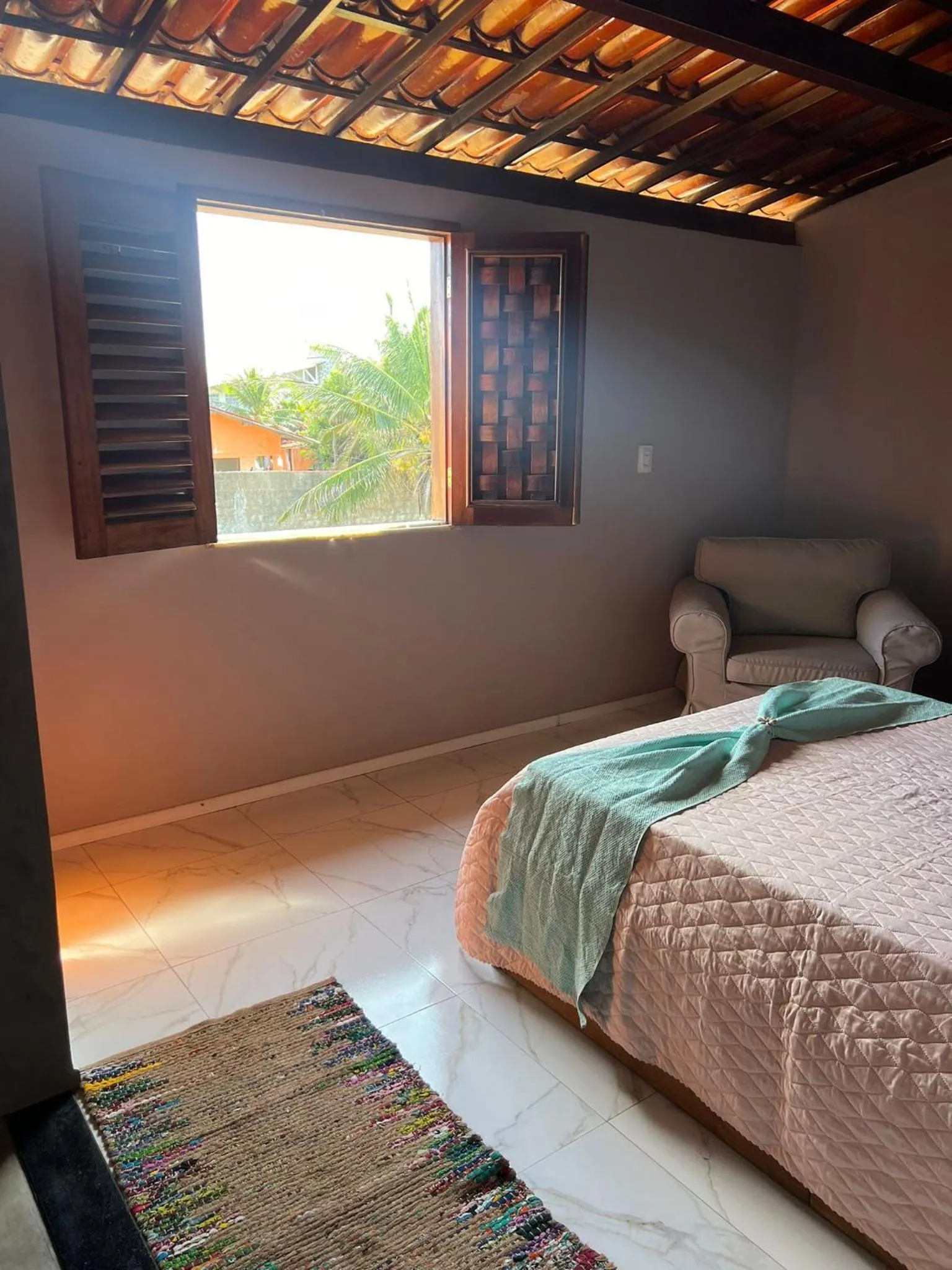 Quiet street view, Bed in Casa Ferreira Cumbuco