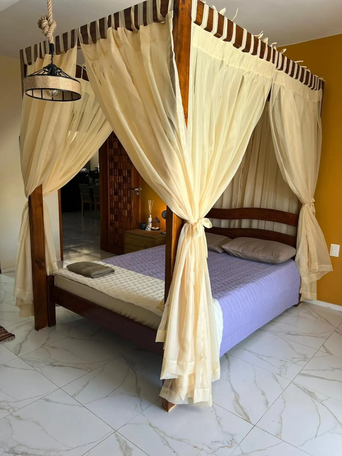 Bed in Casa Ferreira Cumbuco