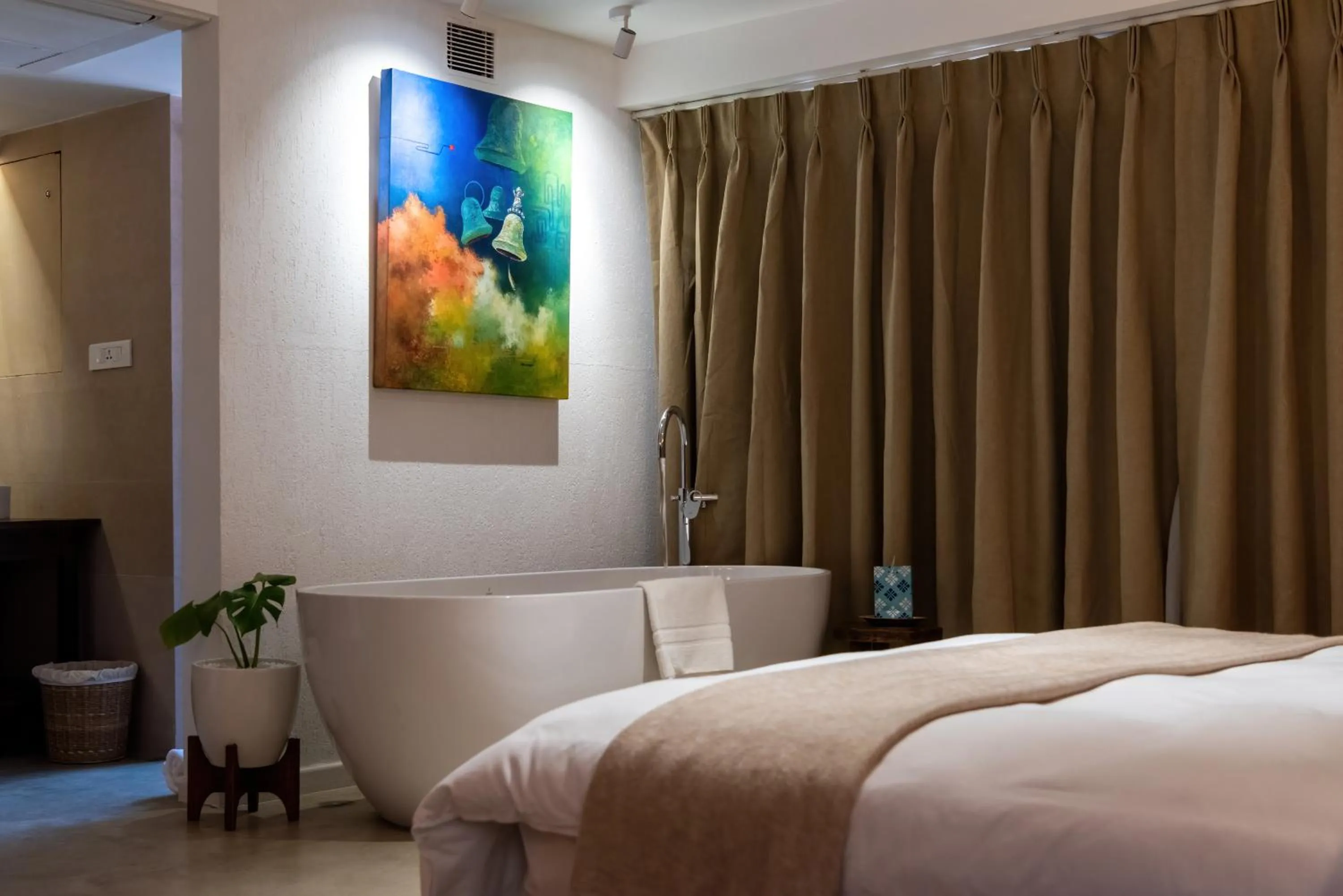 Photo of the whole room, Bed in The Nanee - Bhaktapur Durbar Square