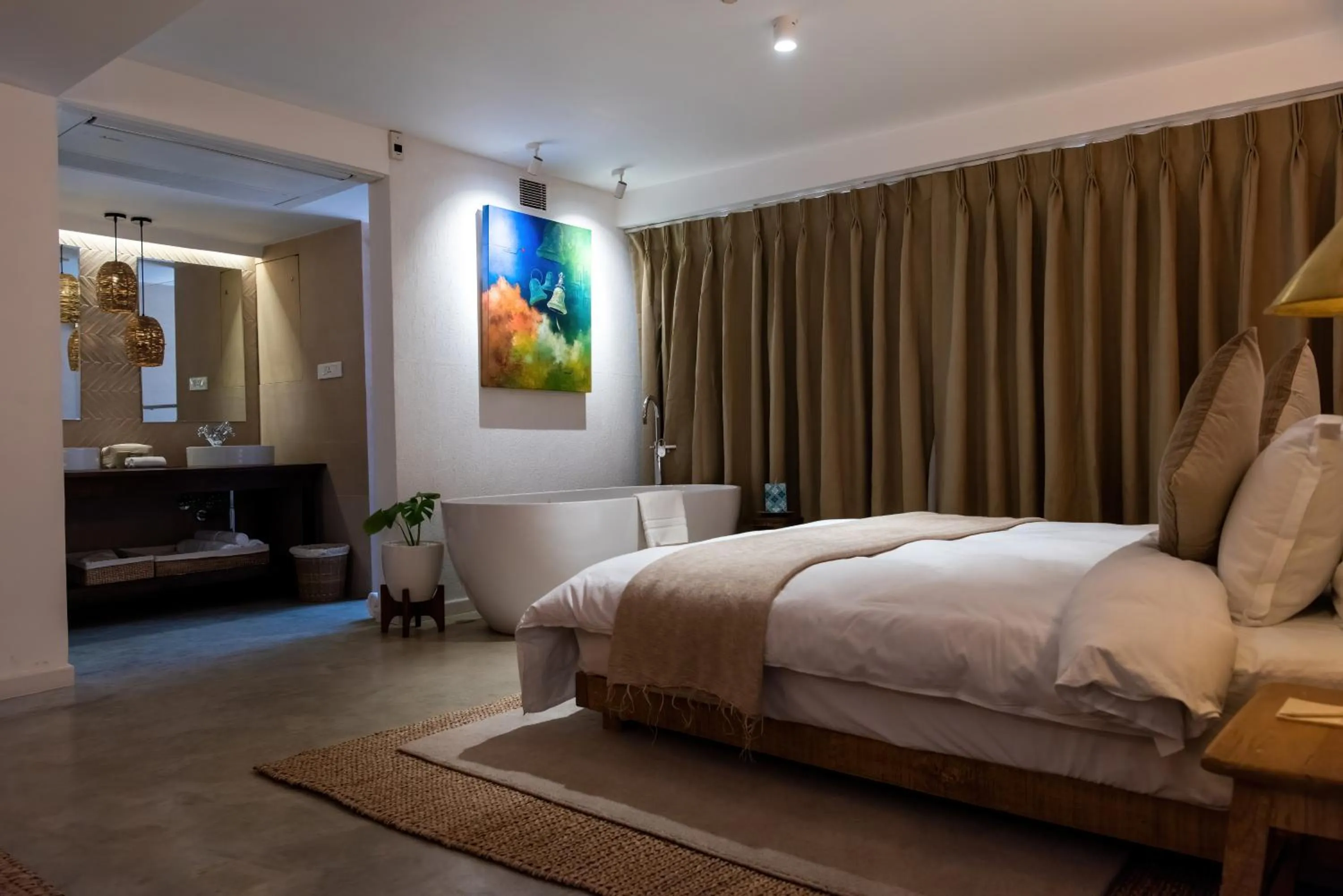 Photo of the whole room, Bed in The Nanee - Bhaktapur Durbar Square