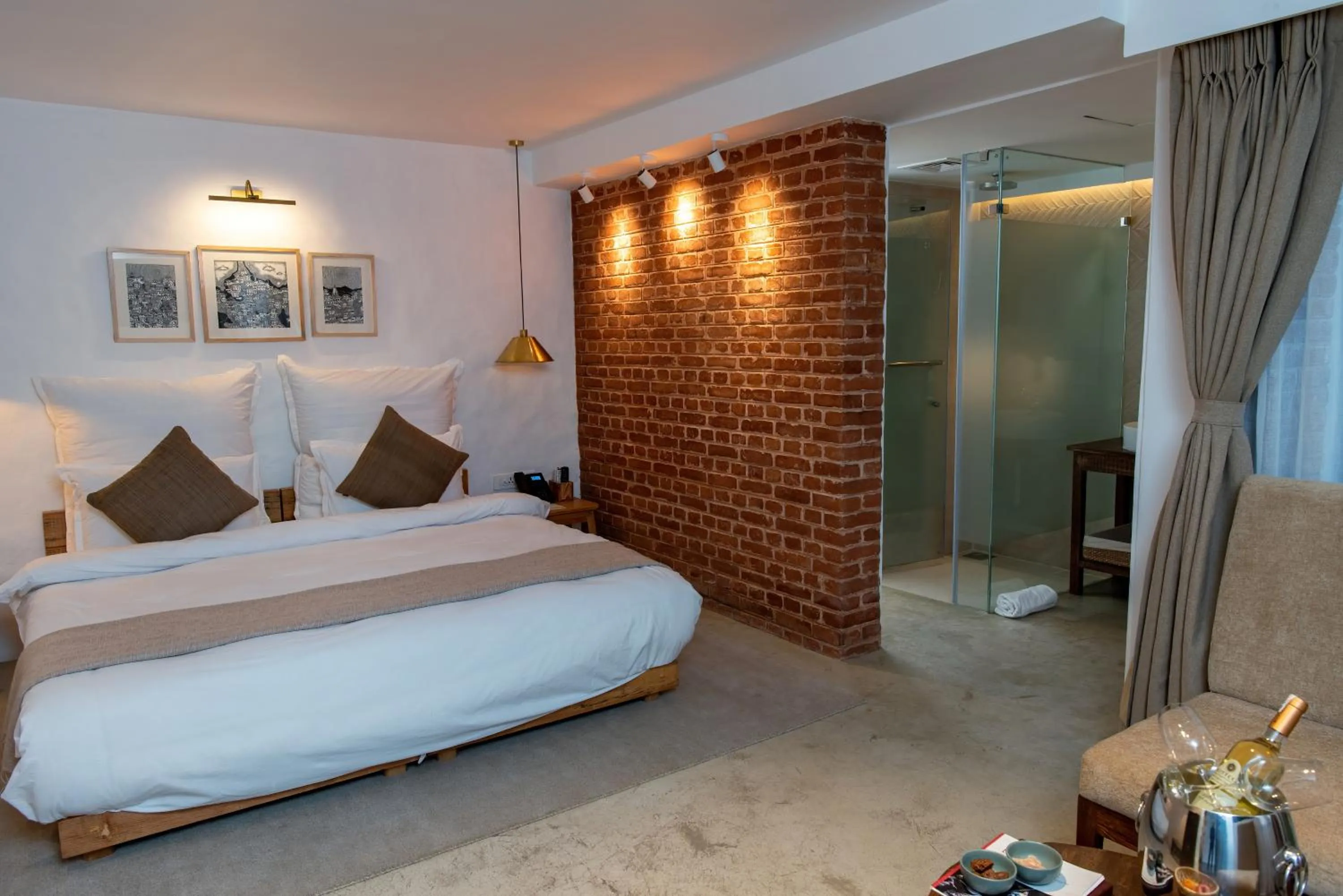 Photo of the whole room, Bed in The Nanee - Bhaktapur Durbar Square