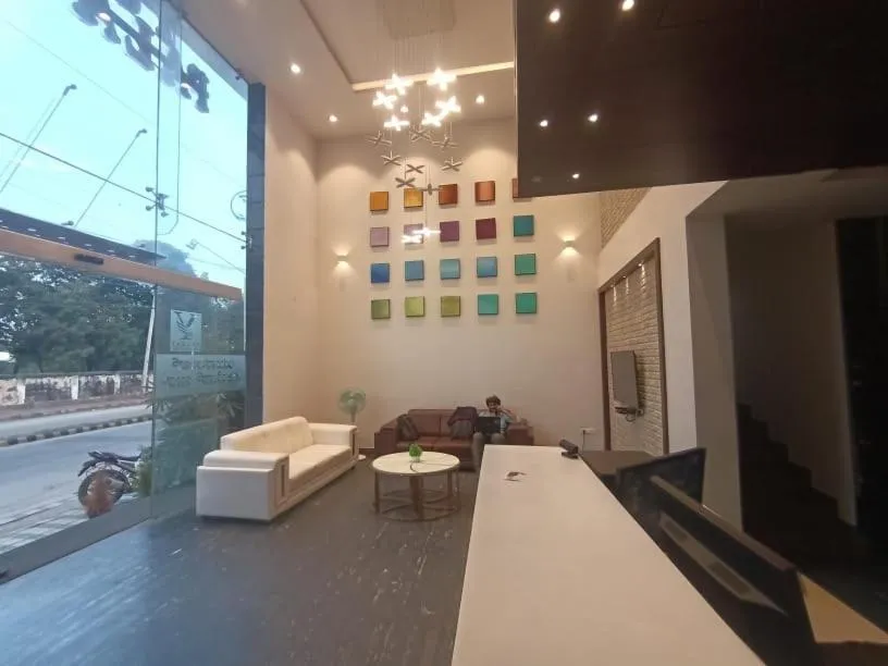 Seating area in Yuvraj Palace Inn