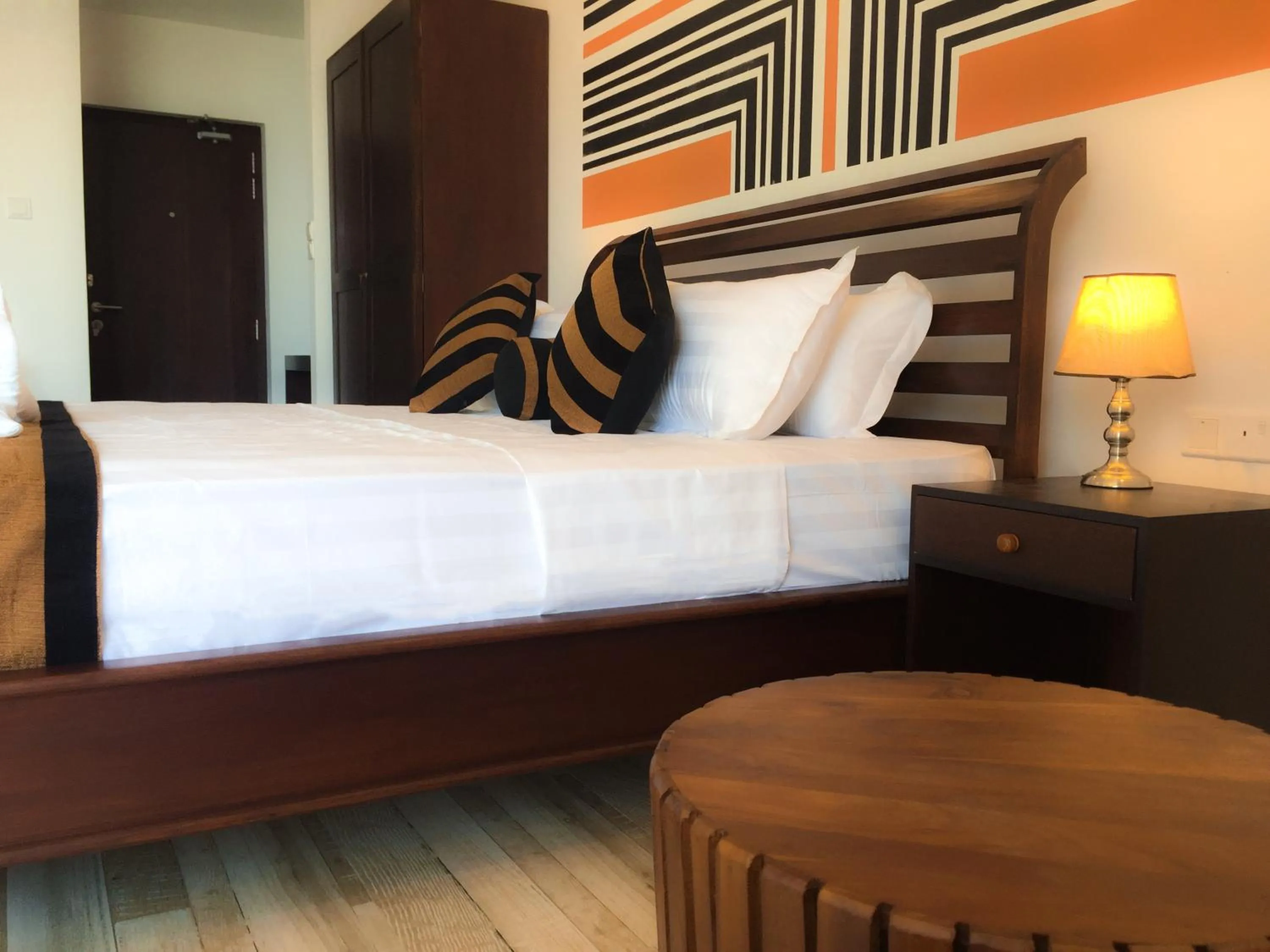 Bed in ARA Beach Resort Mirissa