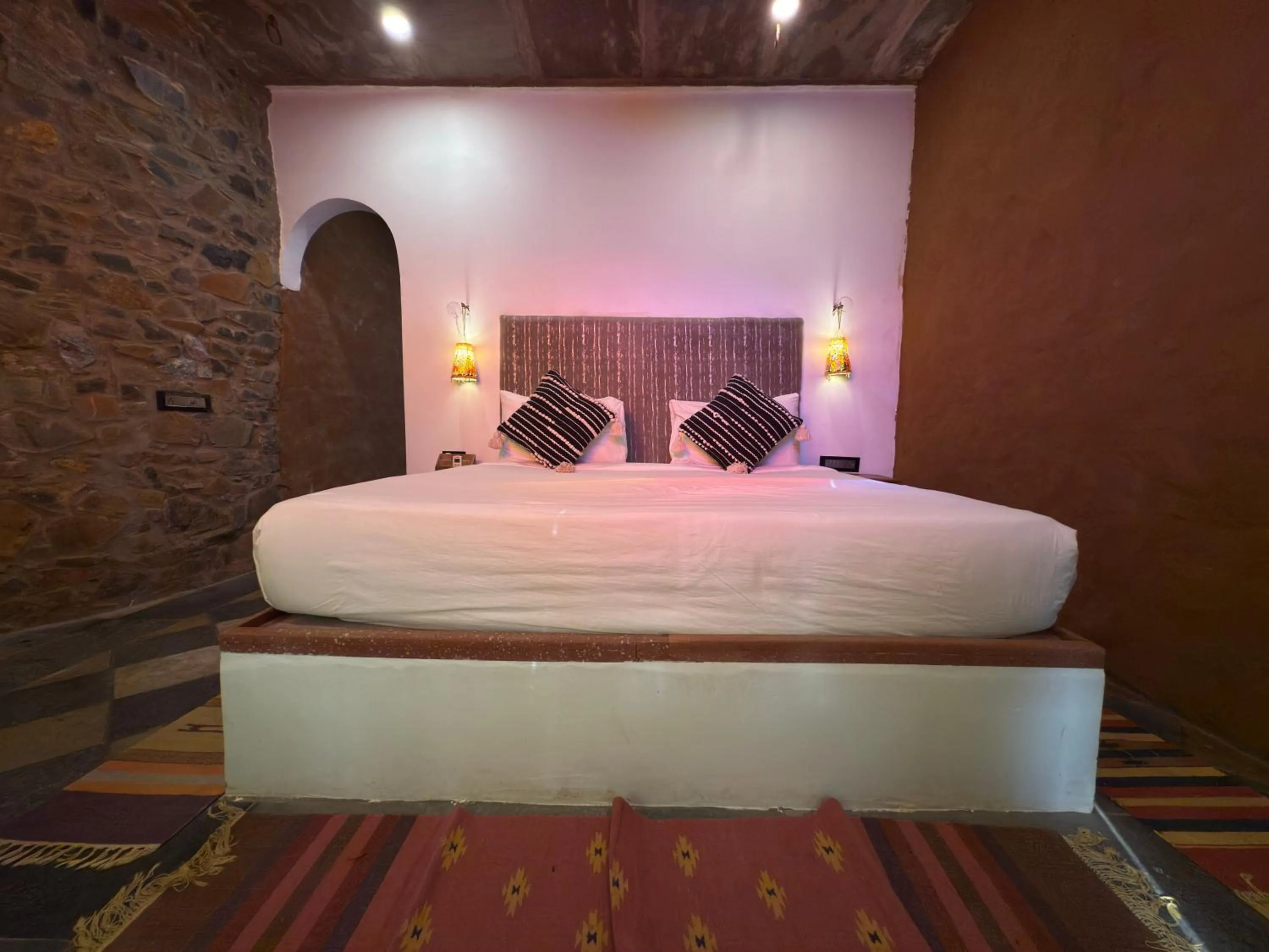 Bed in Sariska Kasba - A Village Resort
