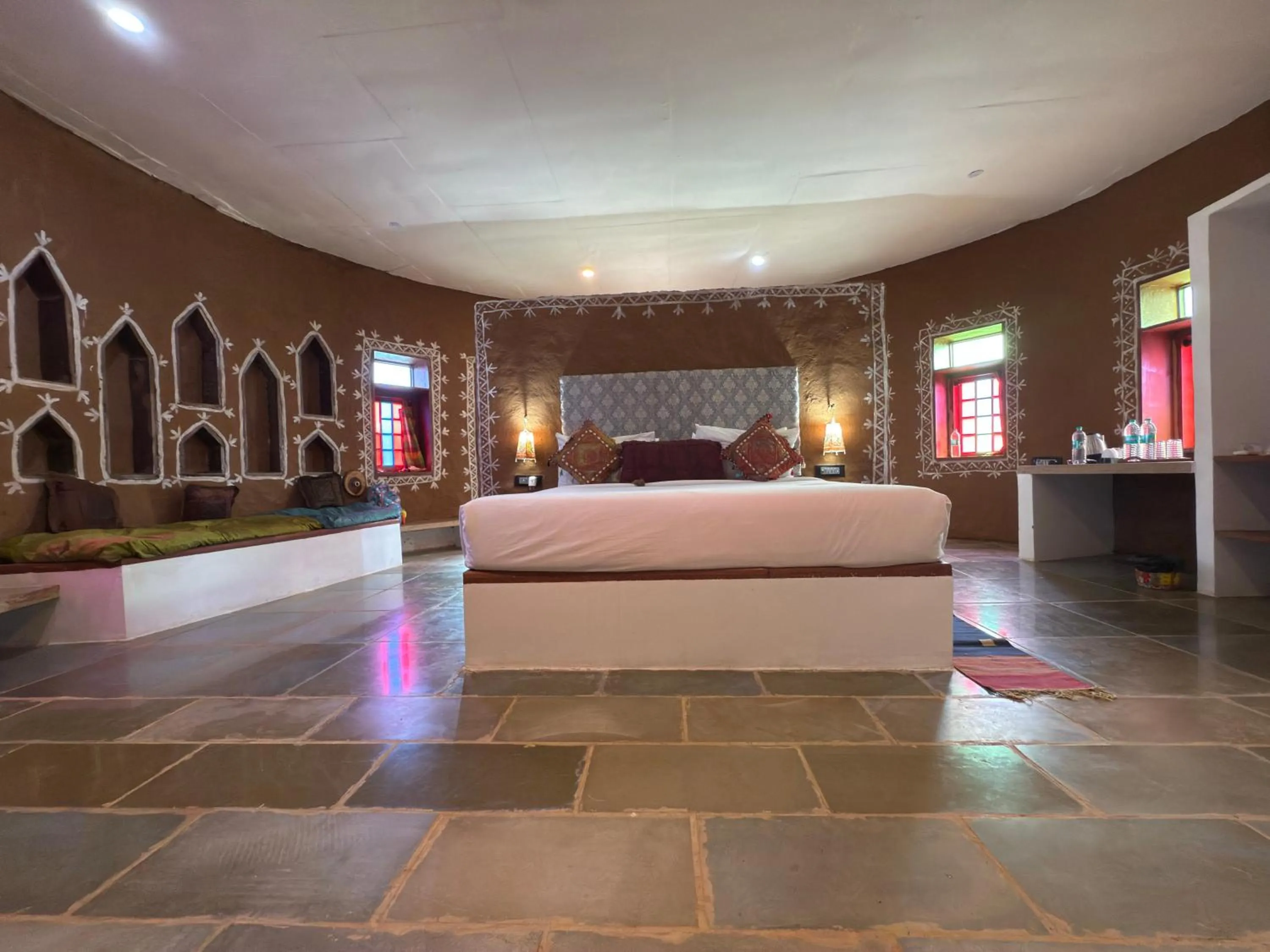 Bed in Sariska Kasba - A Village Resort