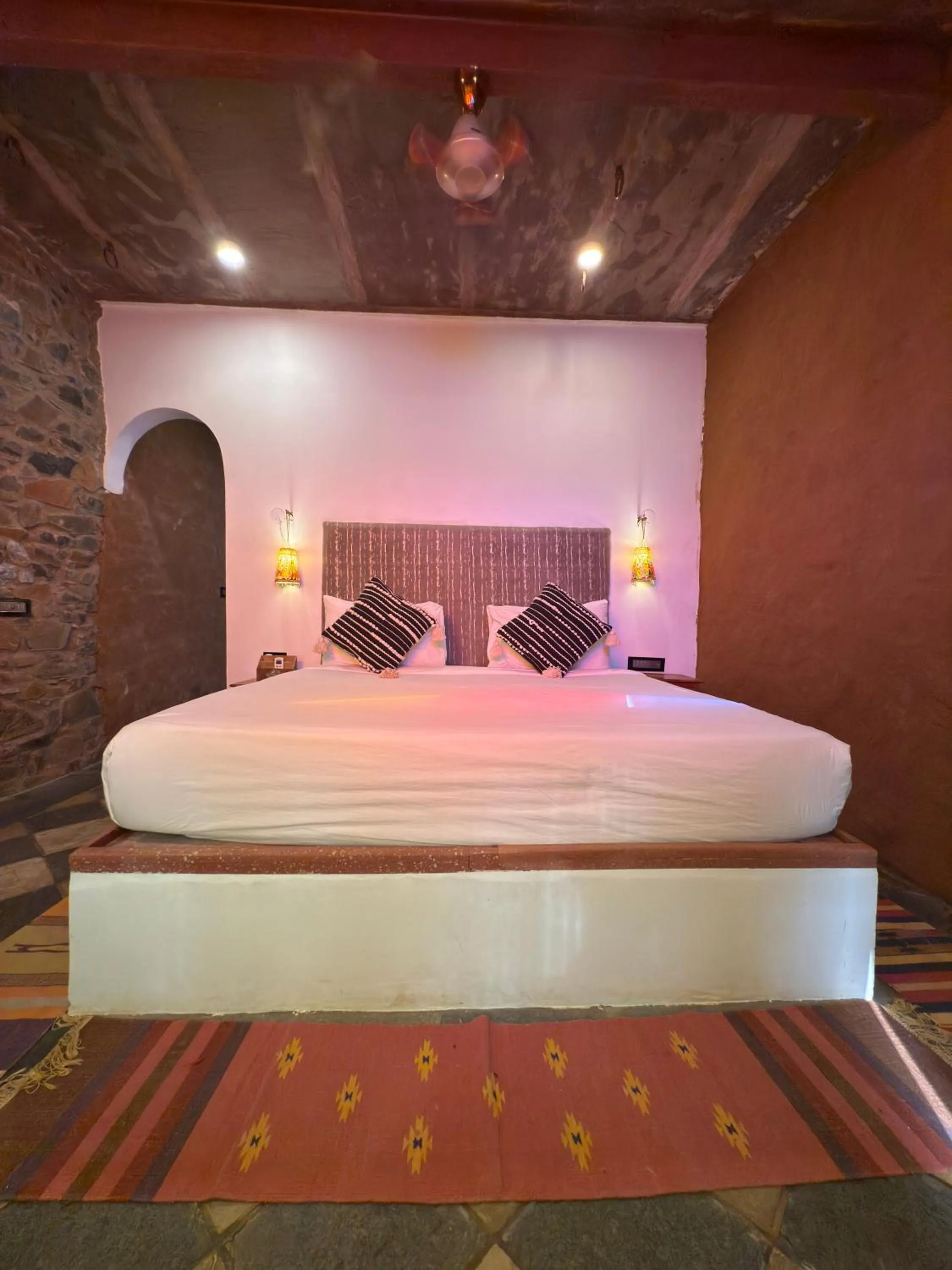 Bed in Sariska Kasba - A Village Resort