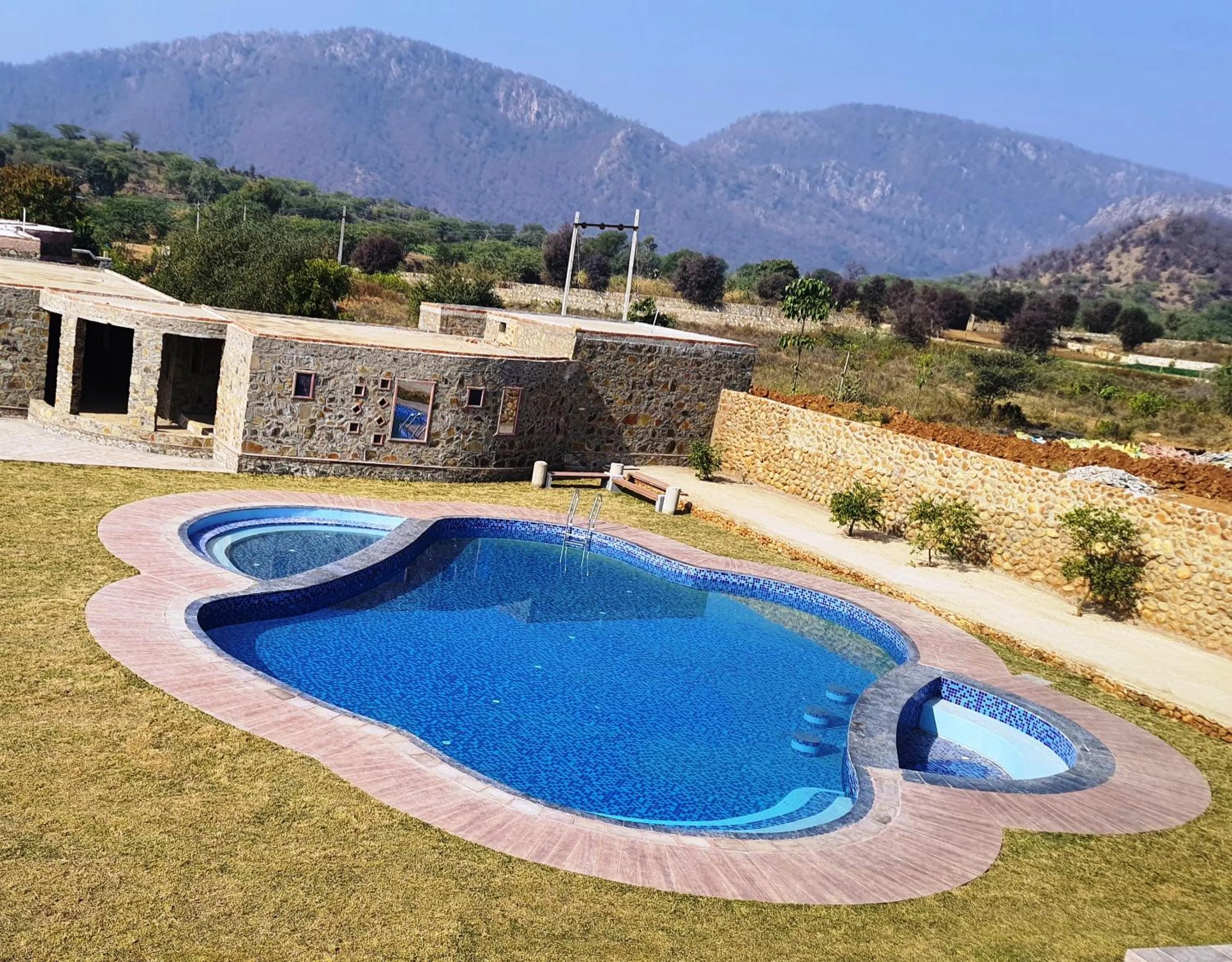 Swimming pool in Sariska Kasba - A Village Resort