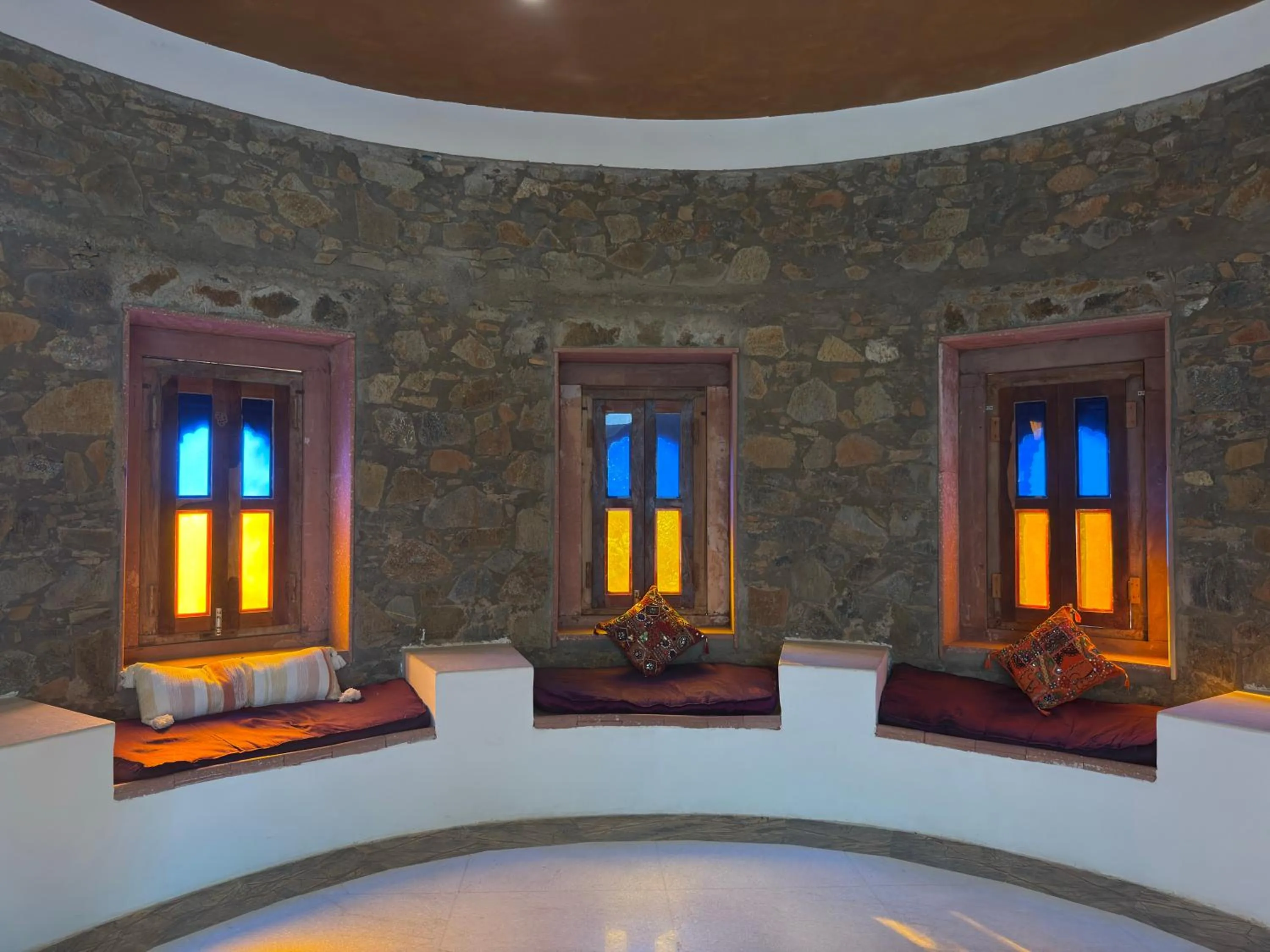 Living room in Sariska Kasba - A Village Resort