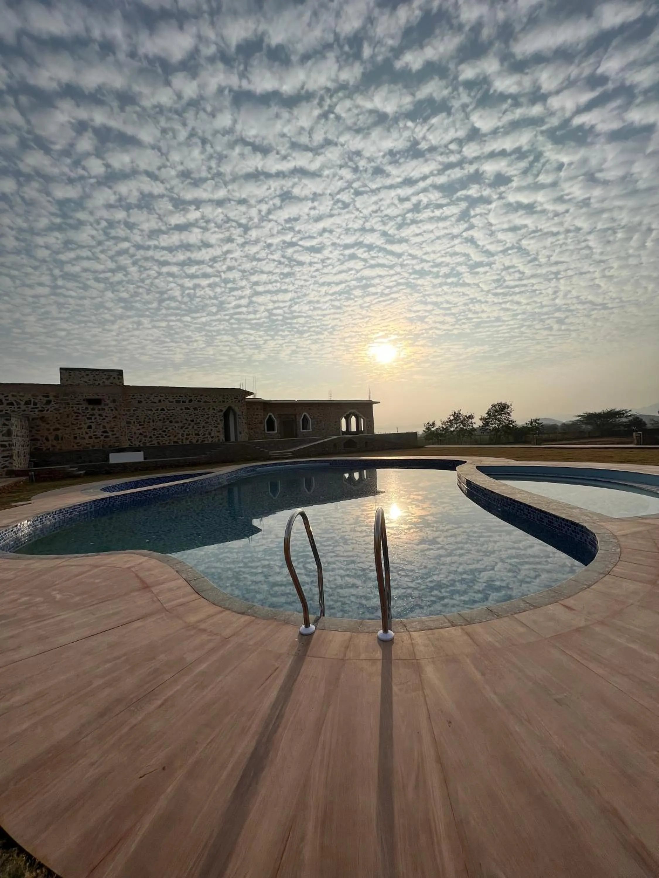 Swimming pool in Sariska Kasba - A Village Resort