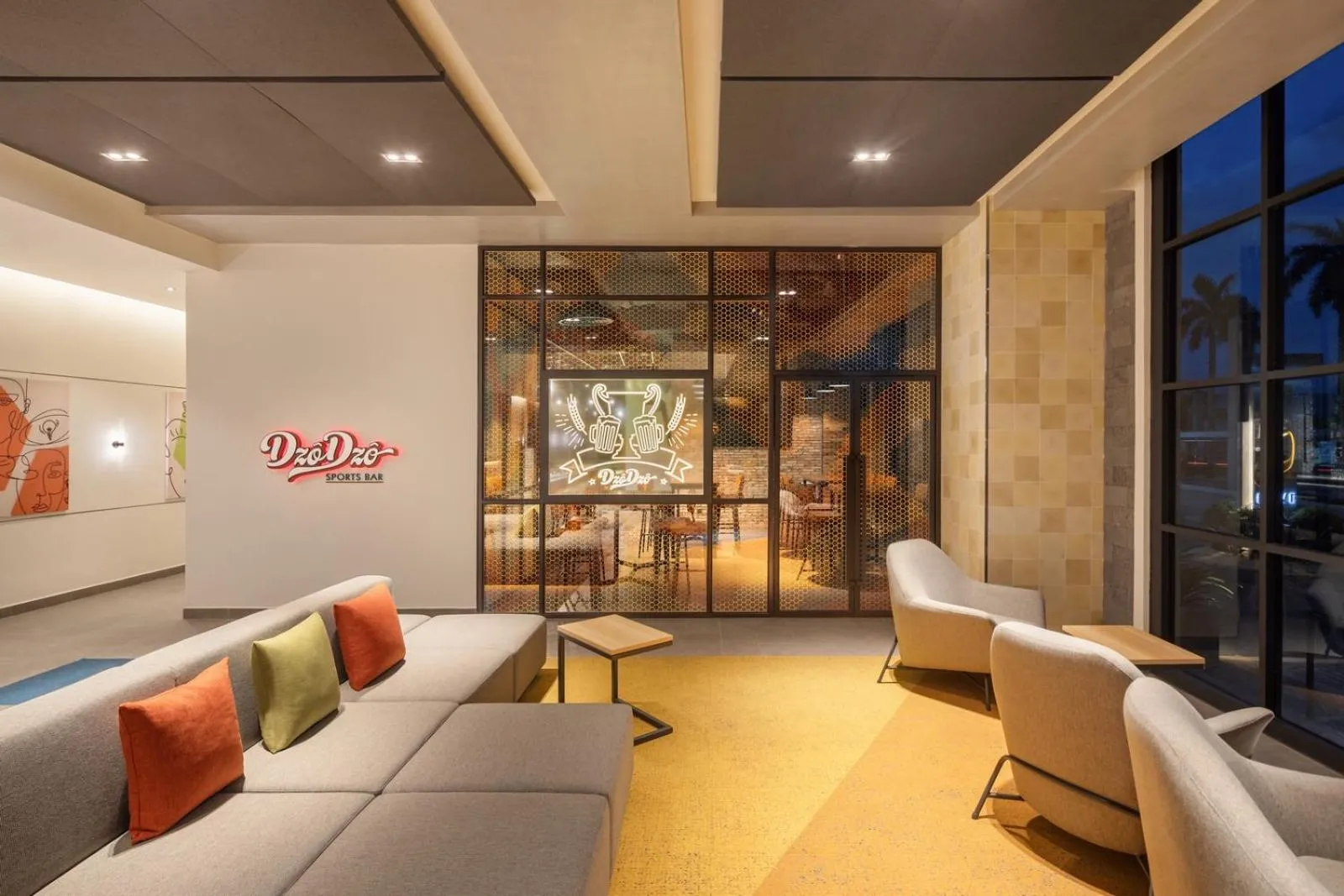 Seating area in HIIVE by fusion Binh Duong - VSIP 1