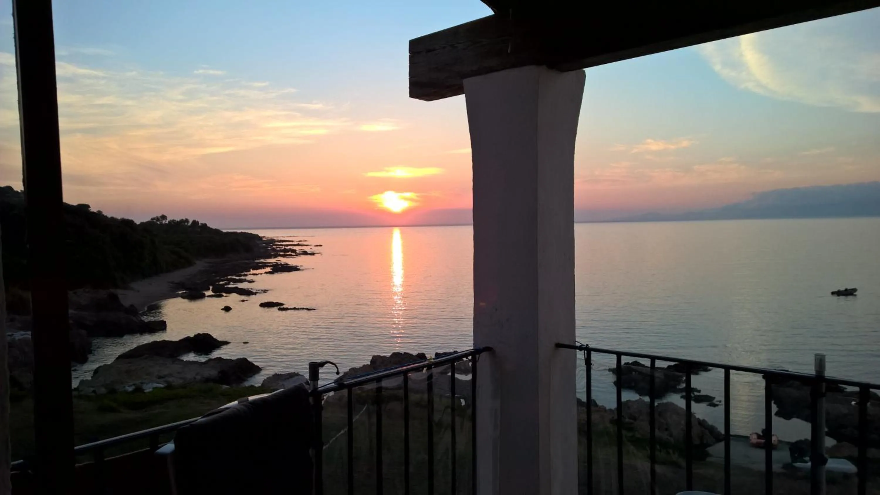 Balcony/Terrace in Résidence Punta paliagi