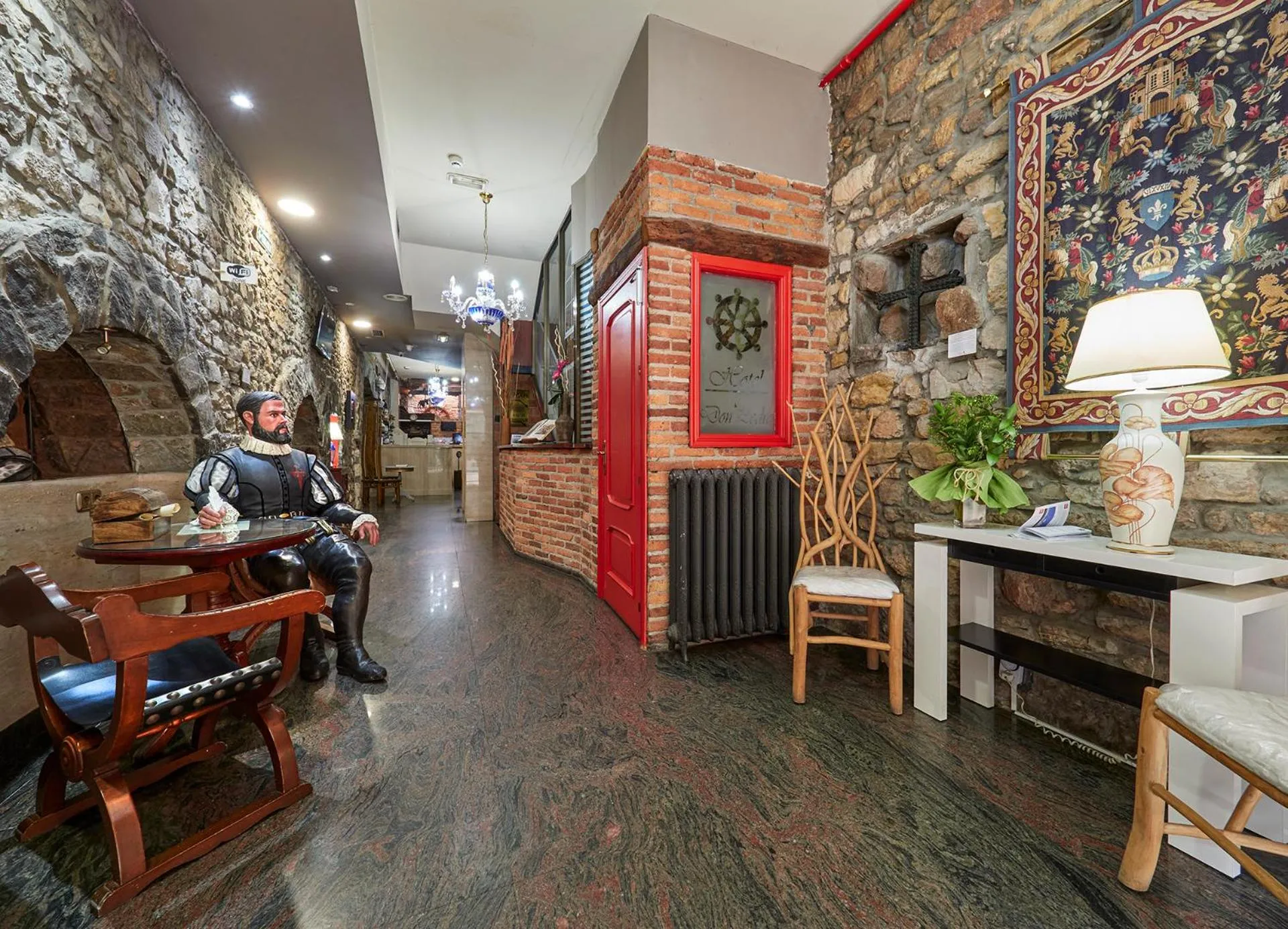 Lobby or reception in Don Pedro