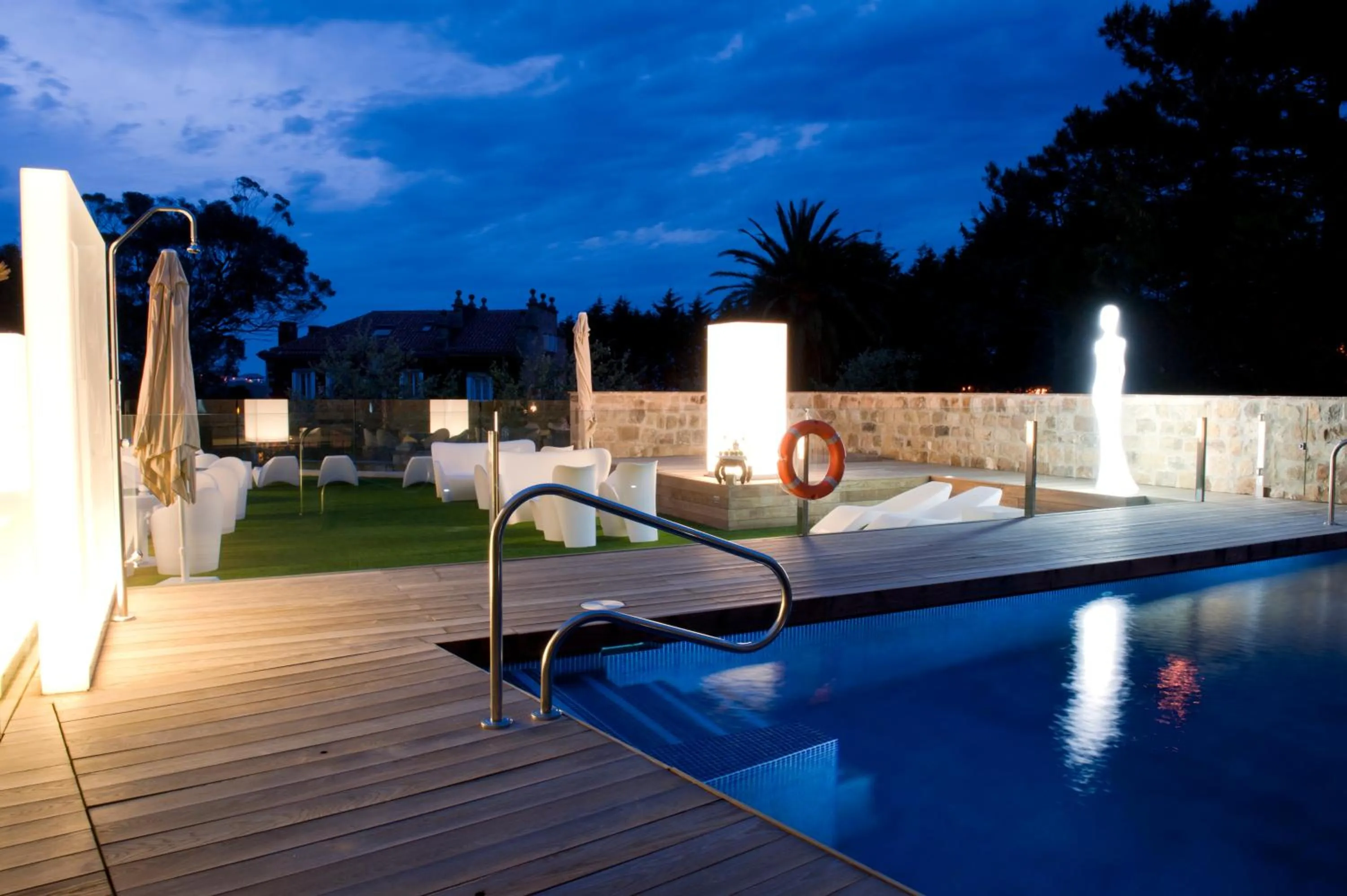 Pool view in Costa Esmeralda Suites