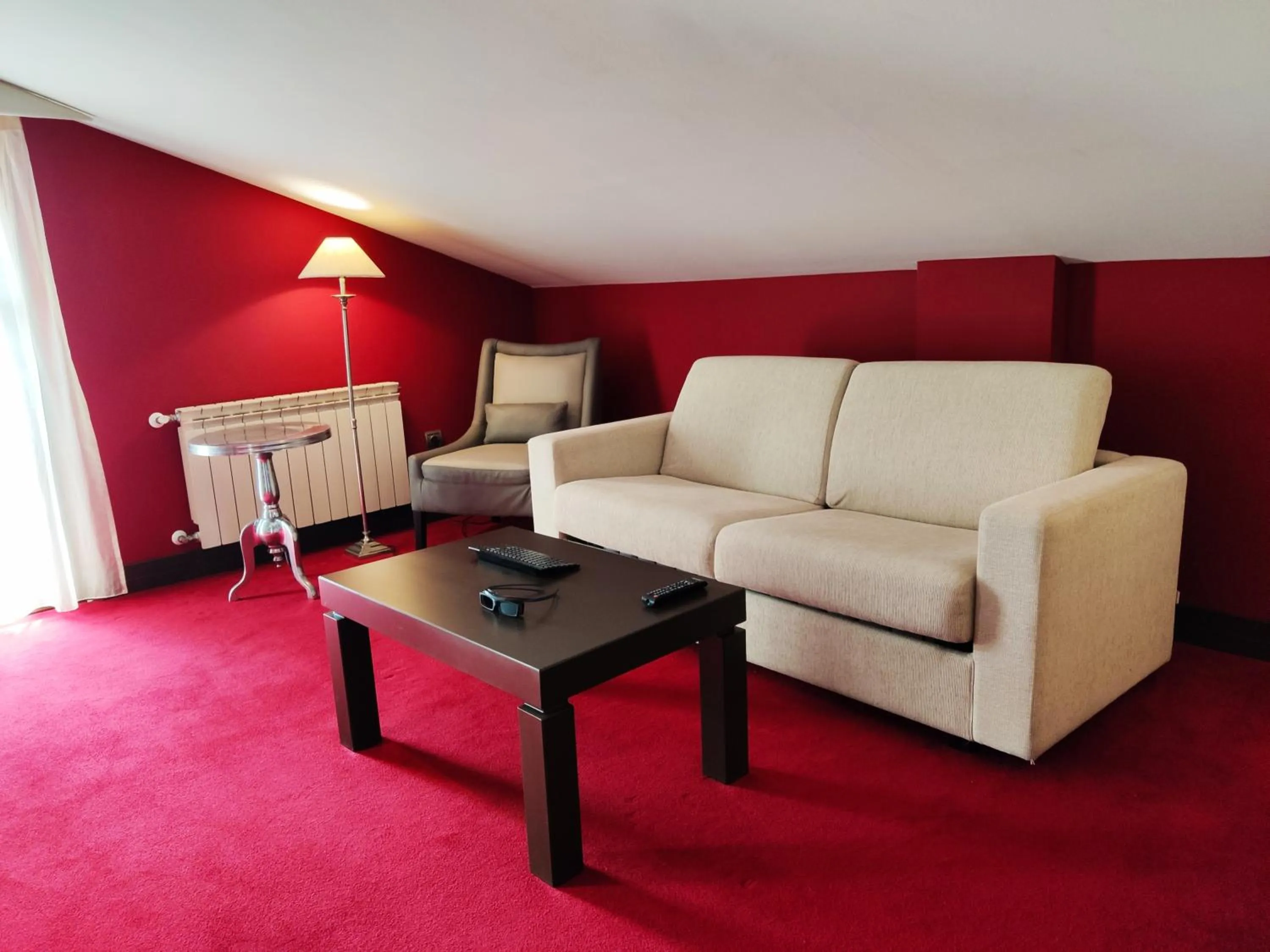 Living room in Costa Esmeralda Suites