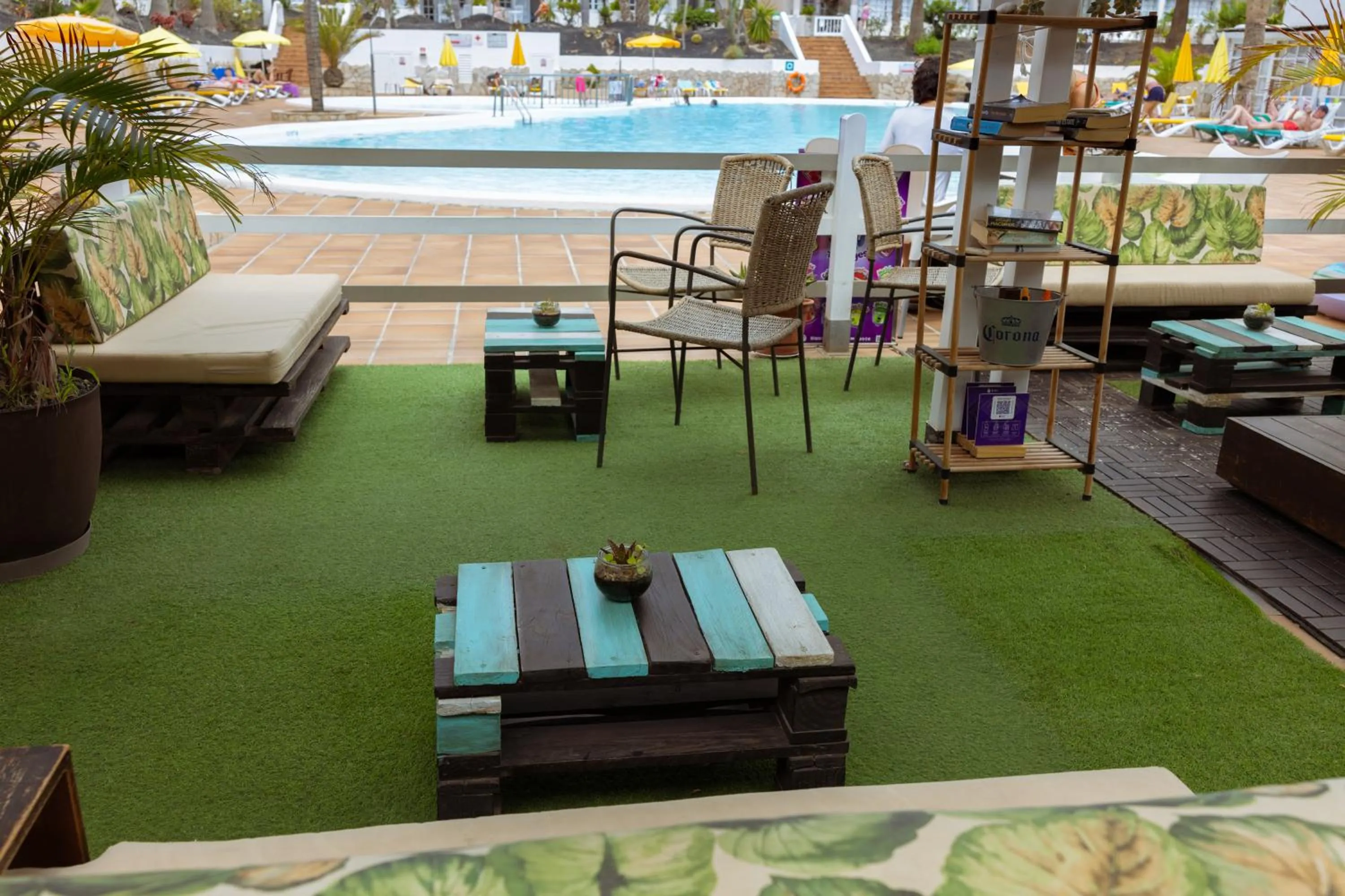 Lounge or bar, Bed in Fuentepark Apartments