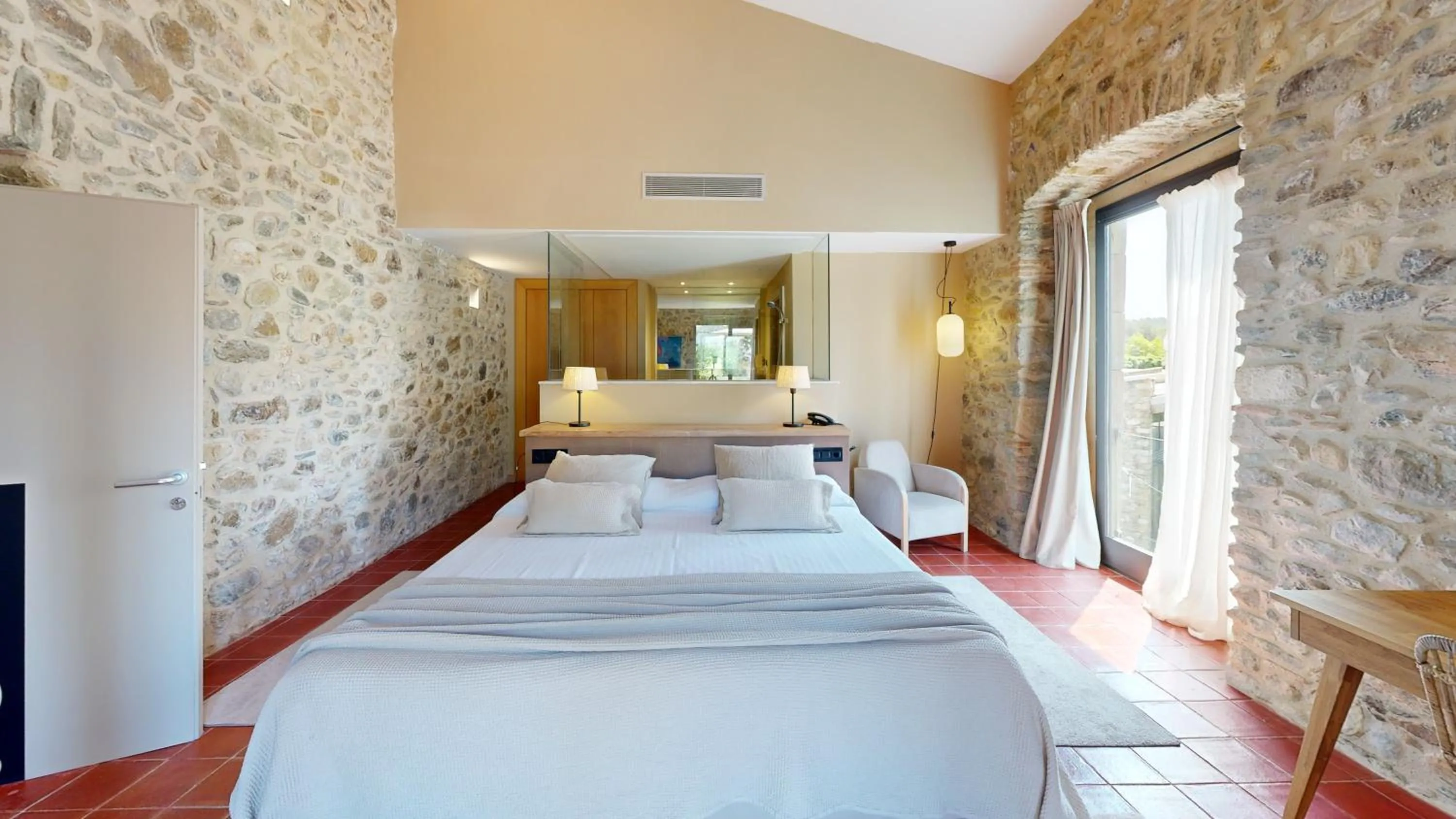 Bedroom, Bed in Arcs De Monells - Adults Only