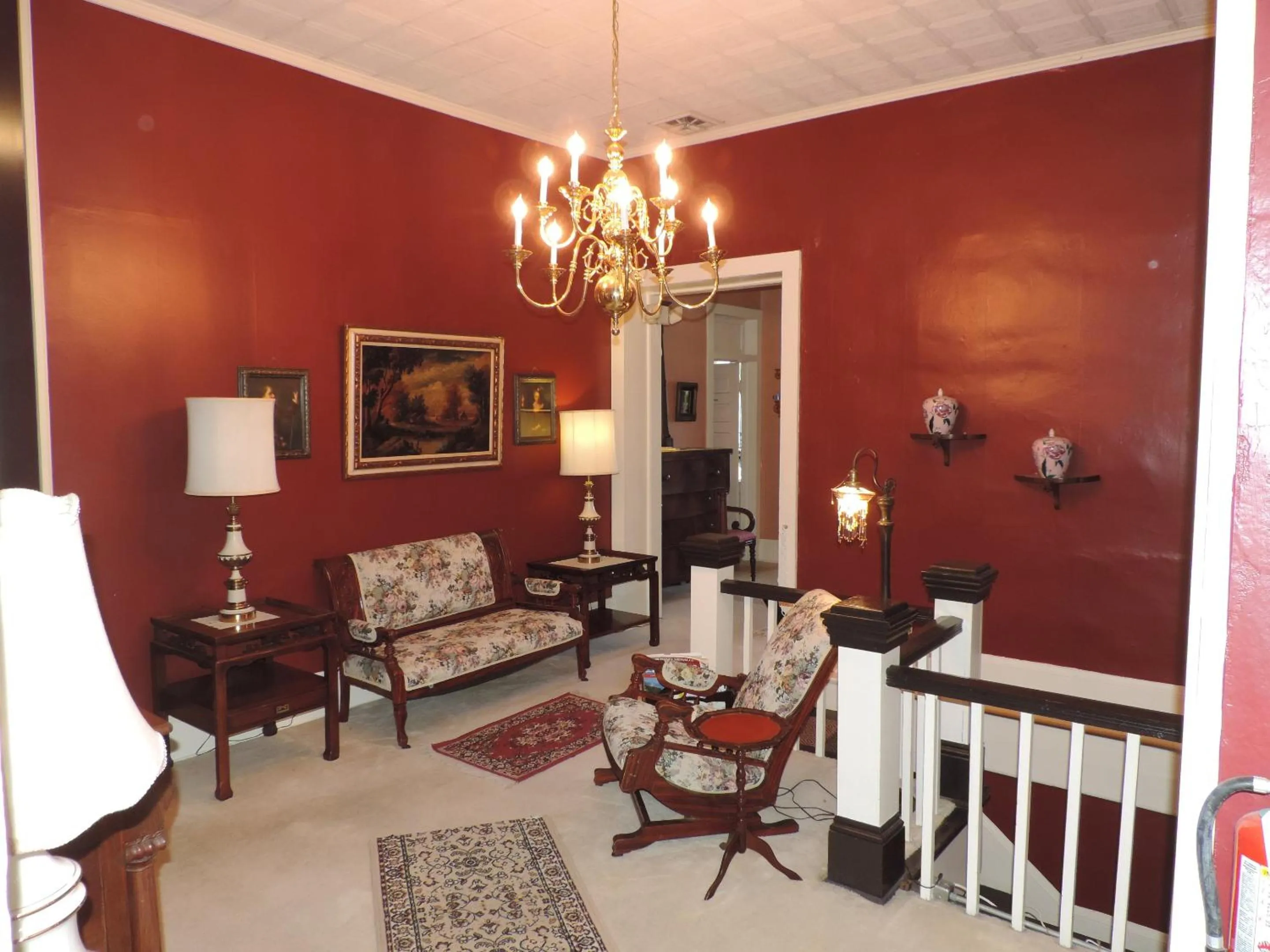 Lobby or reception in Franklin Terrace Bed and Breakfast