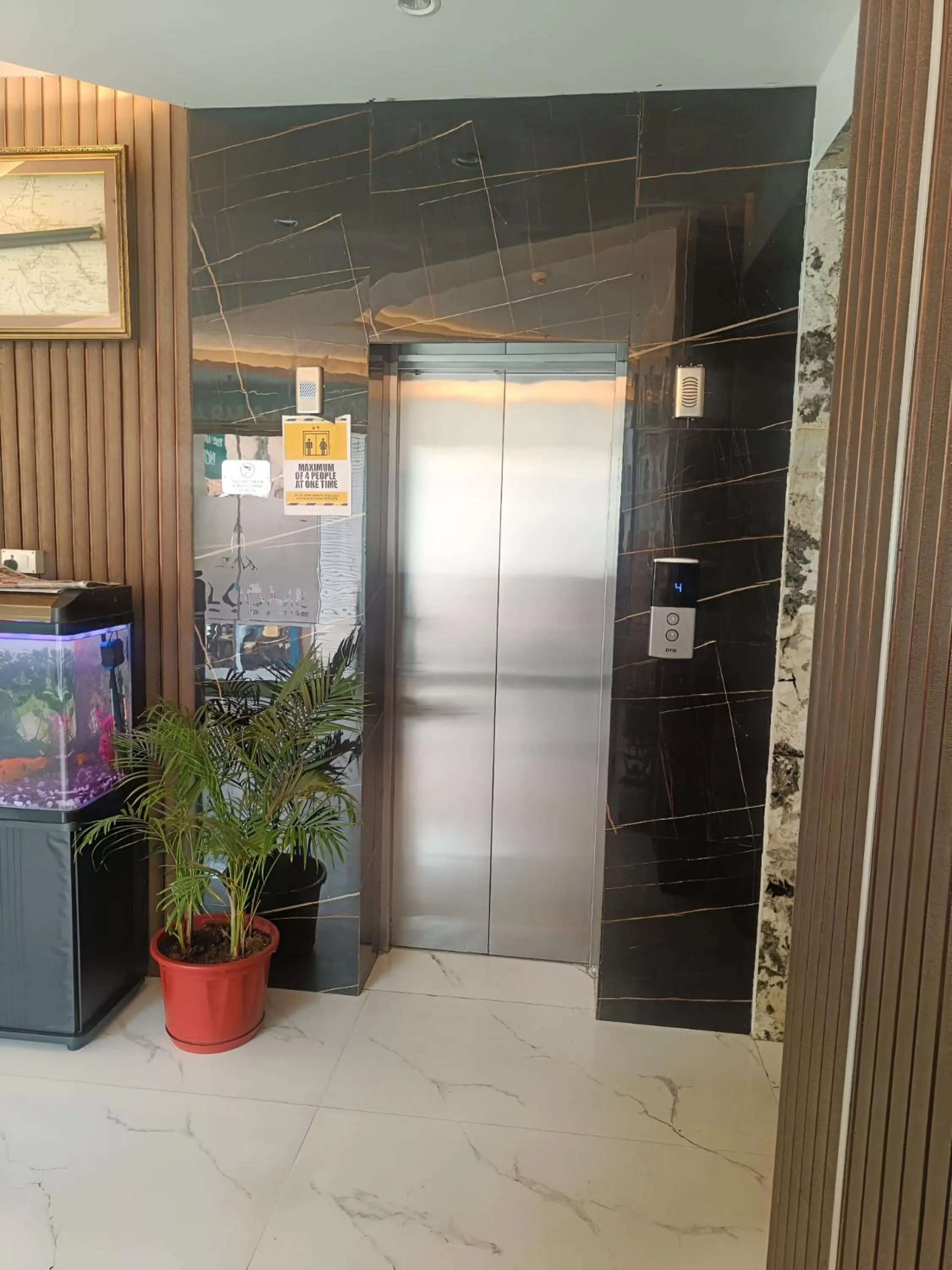 elevator in Treebo Trend The Armani