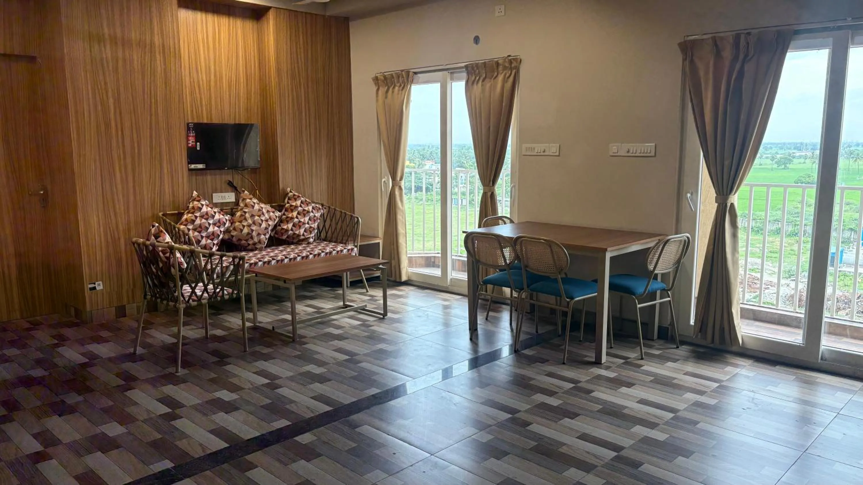 Living room in PGC Chennai Resort & Club By SSS