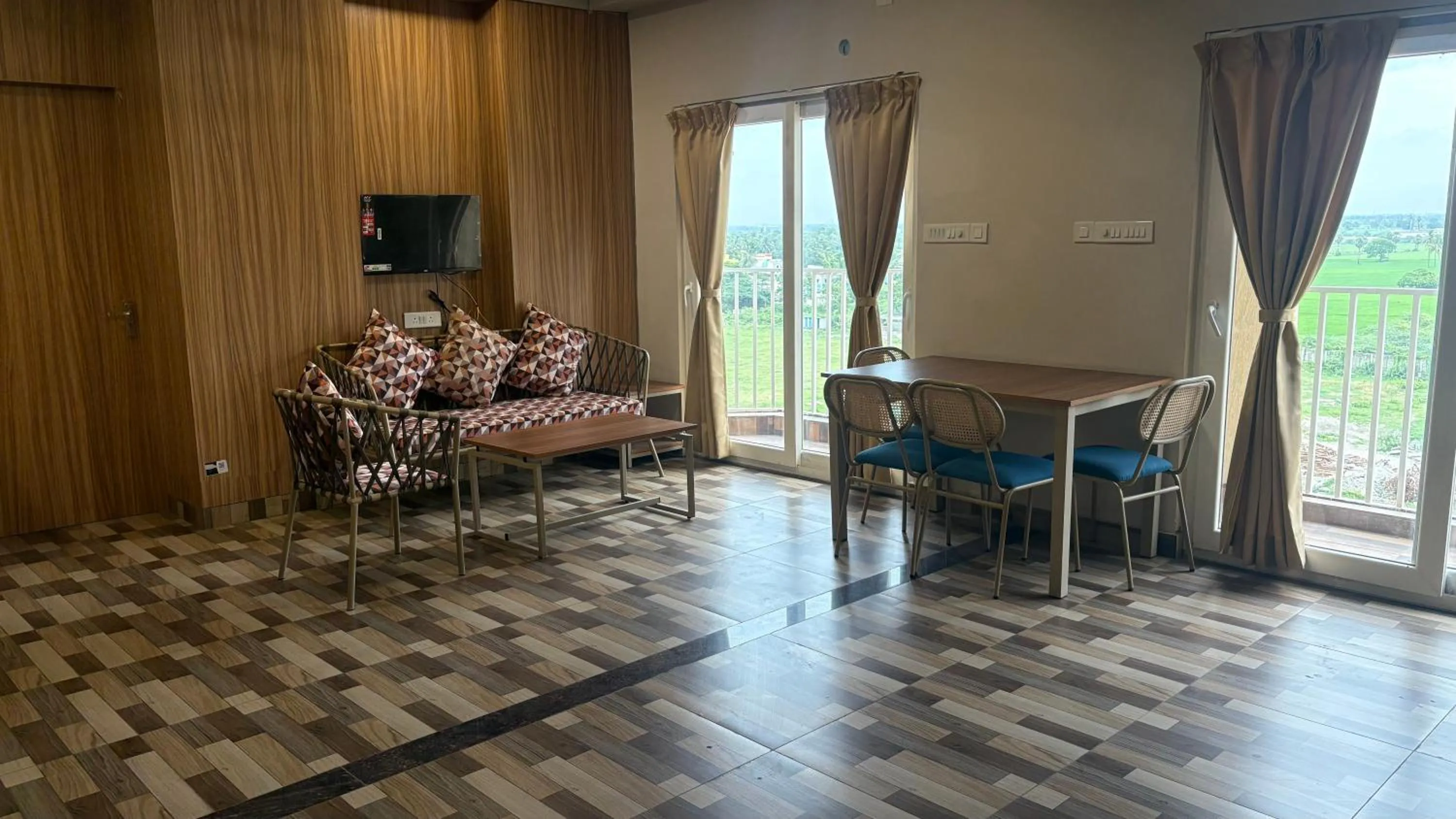 Living room in PGC Chennai Resort & Club By SSS