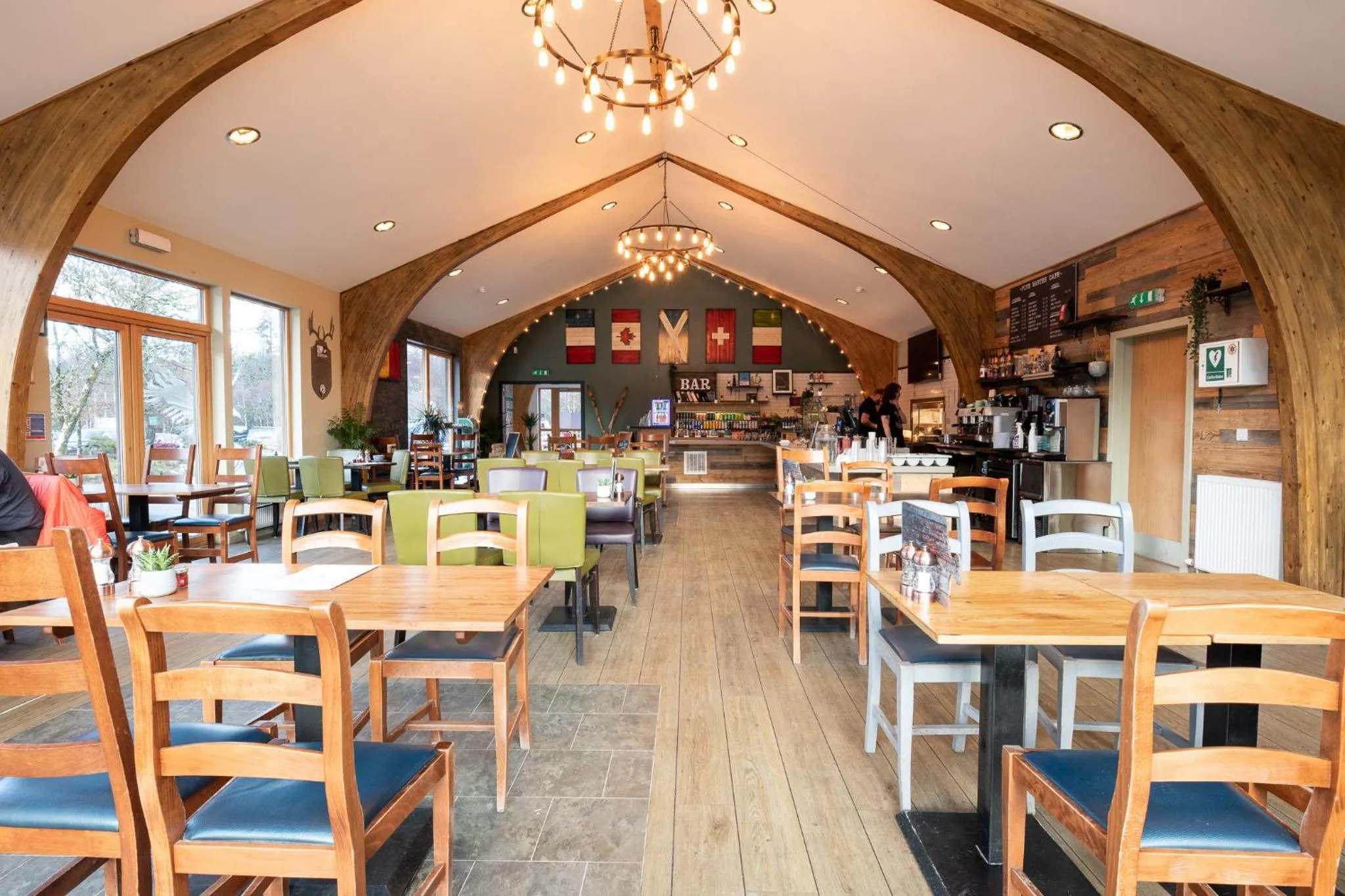 Restaurant/places to eat in The Base Camp Hotel, Nevis Range