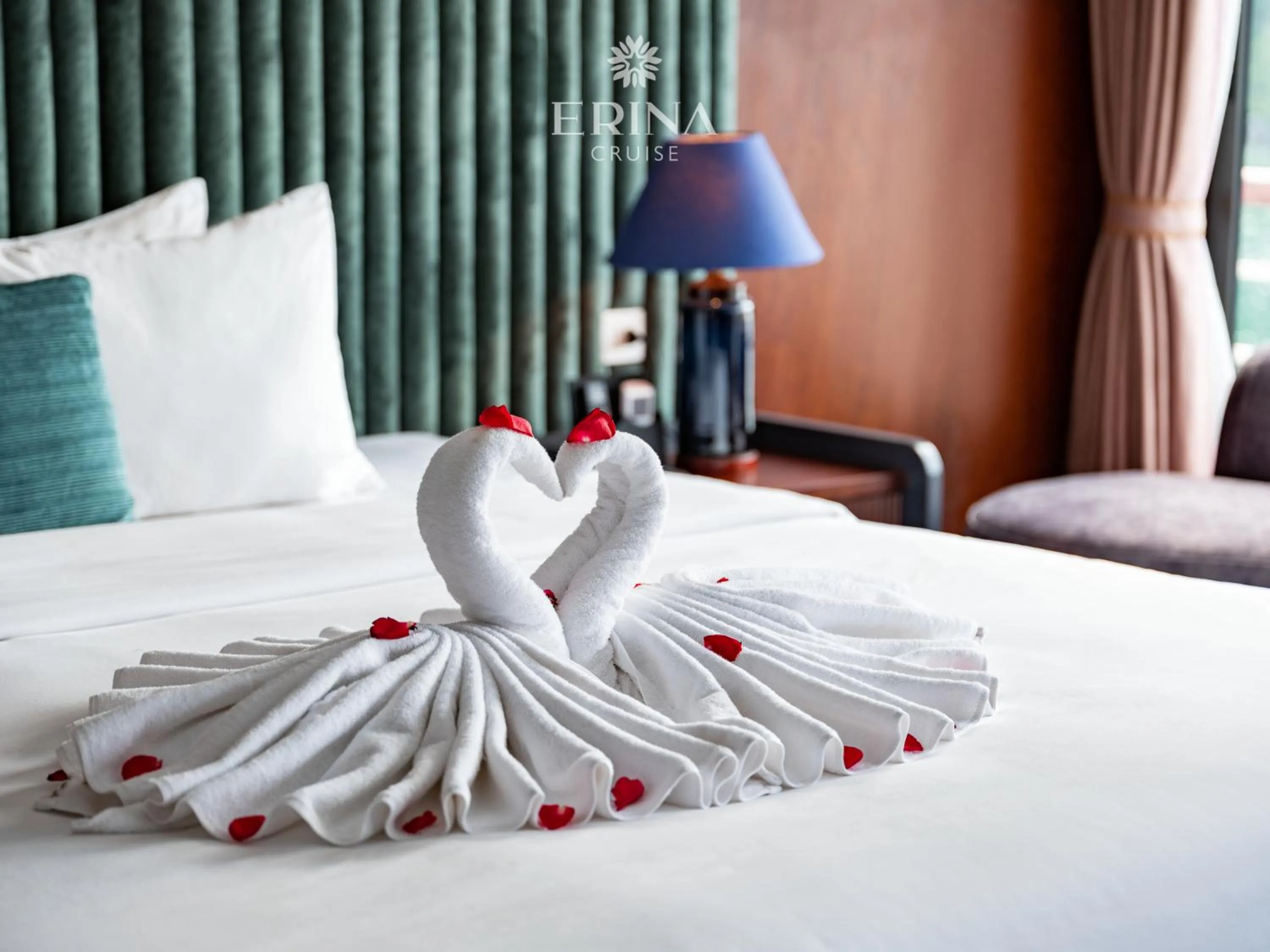 Decorative detail, Bed in Erina Cruise by HAG