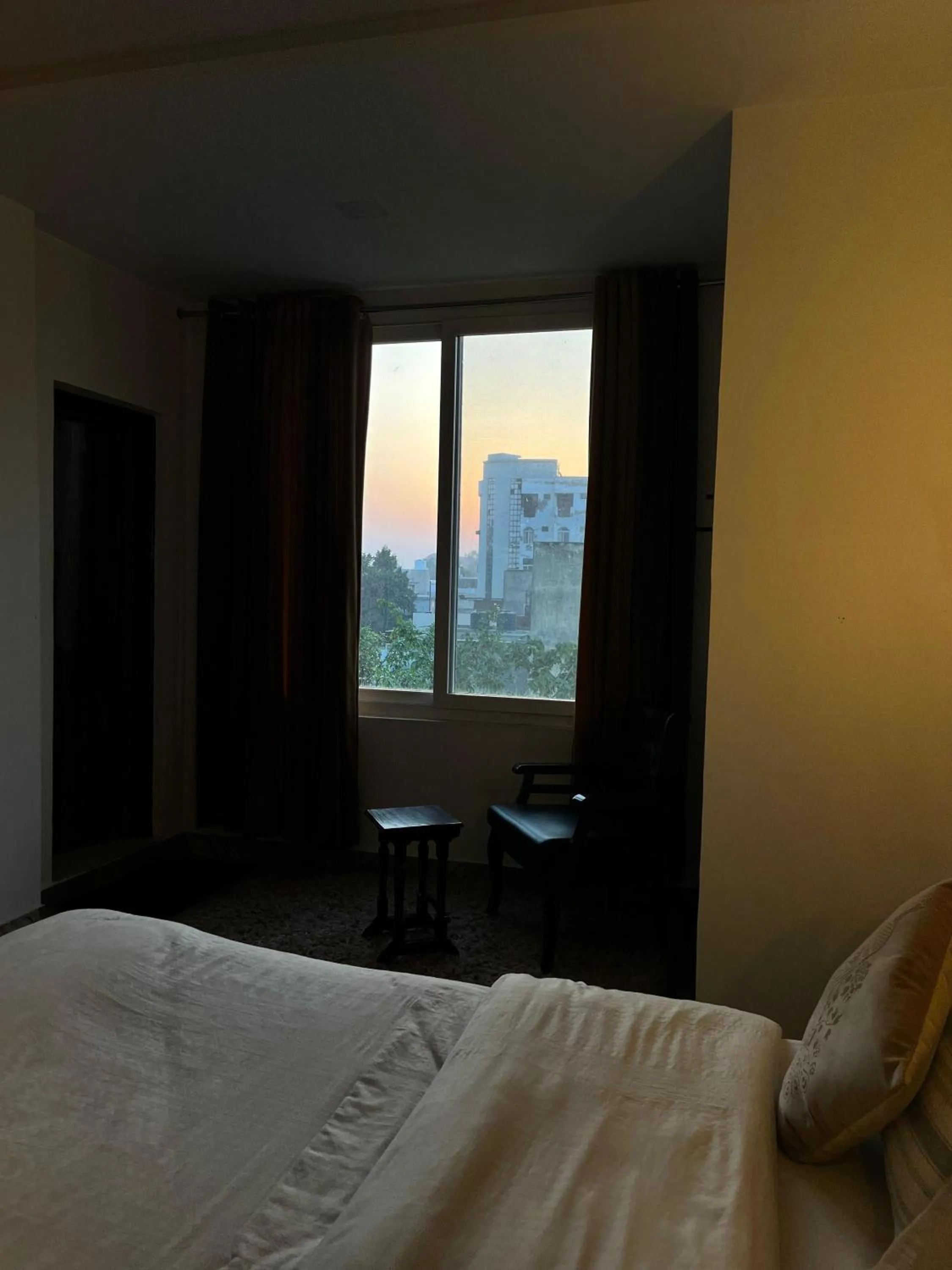 View (from property/room), Bed in Alibaba’s Indiana Homestay