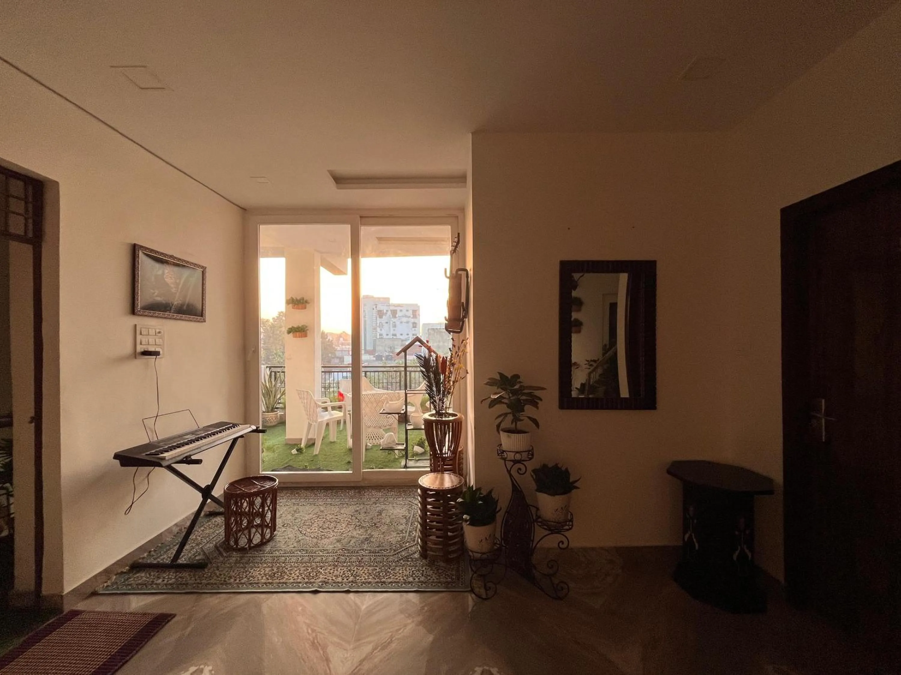 Living room in Alibaba’s Indiana Homestay