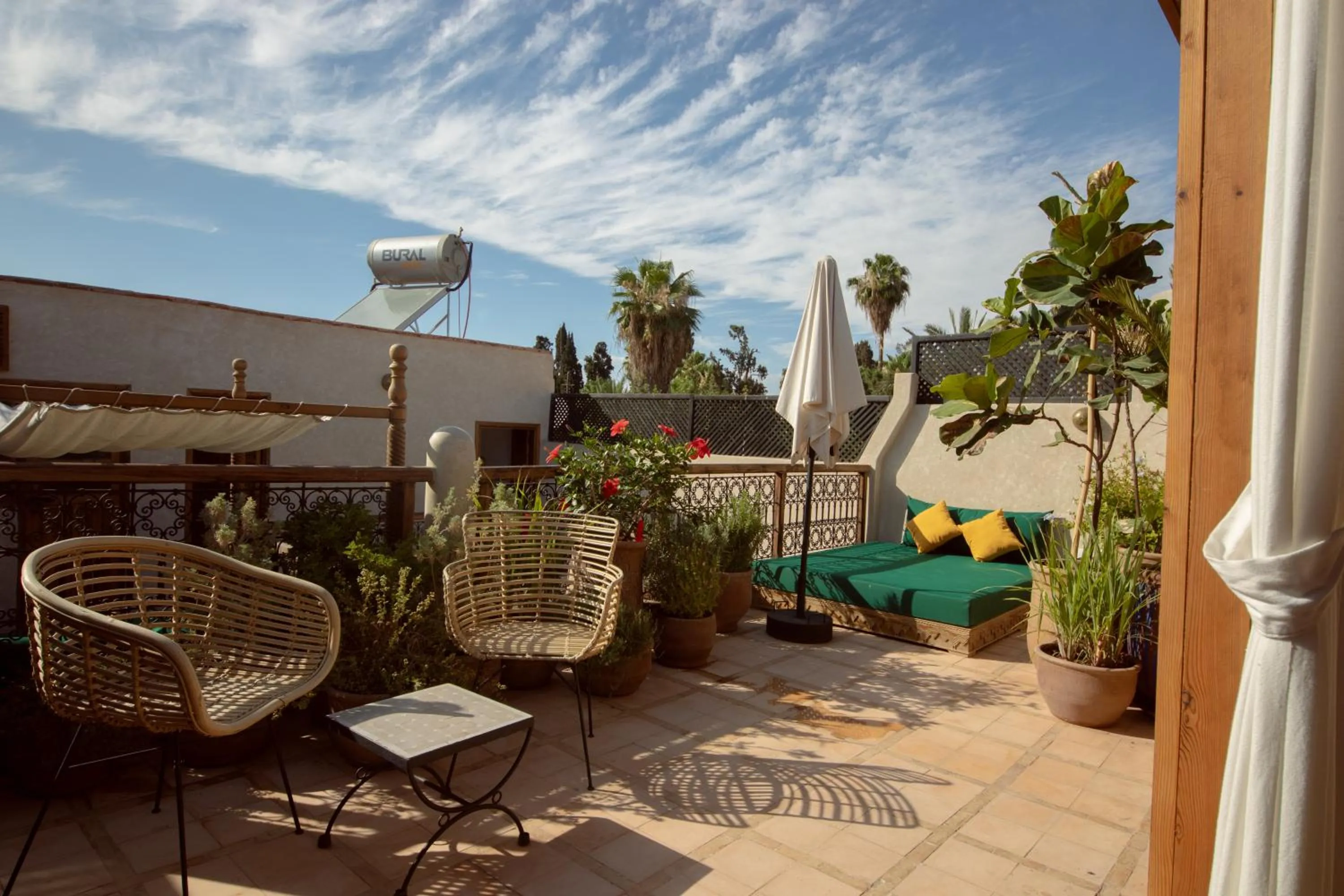 Balcony/Terrace in Riad Alena