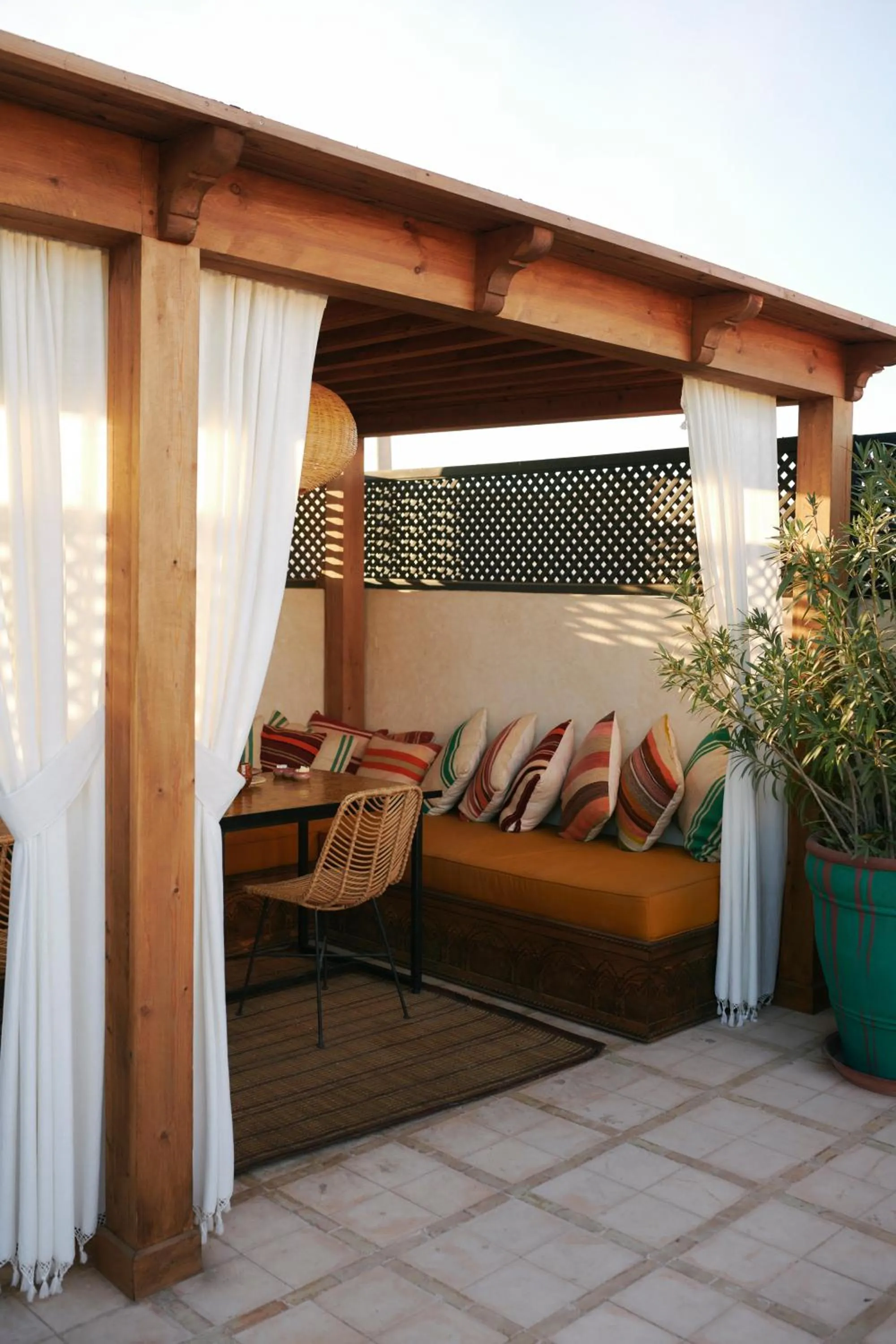 Balcony/Terrace in Riad Alena
