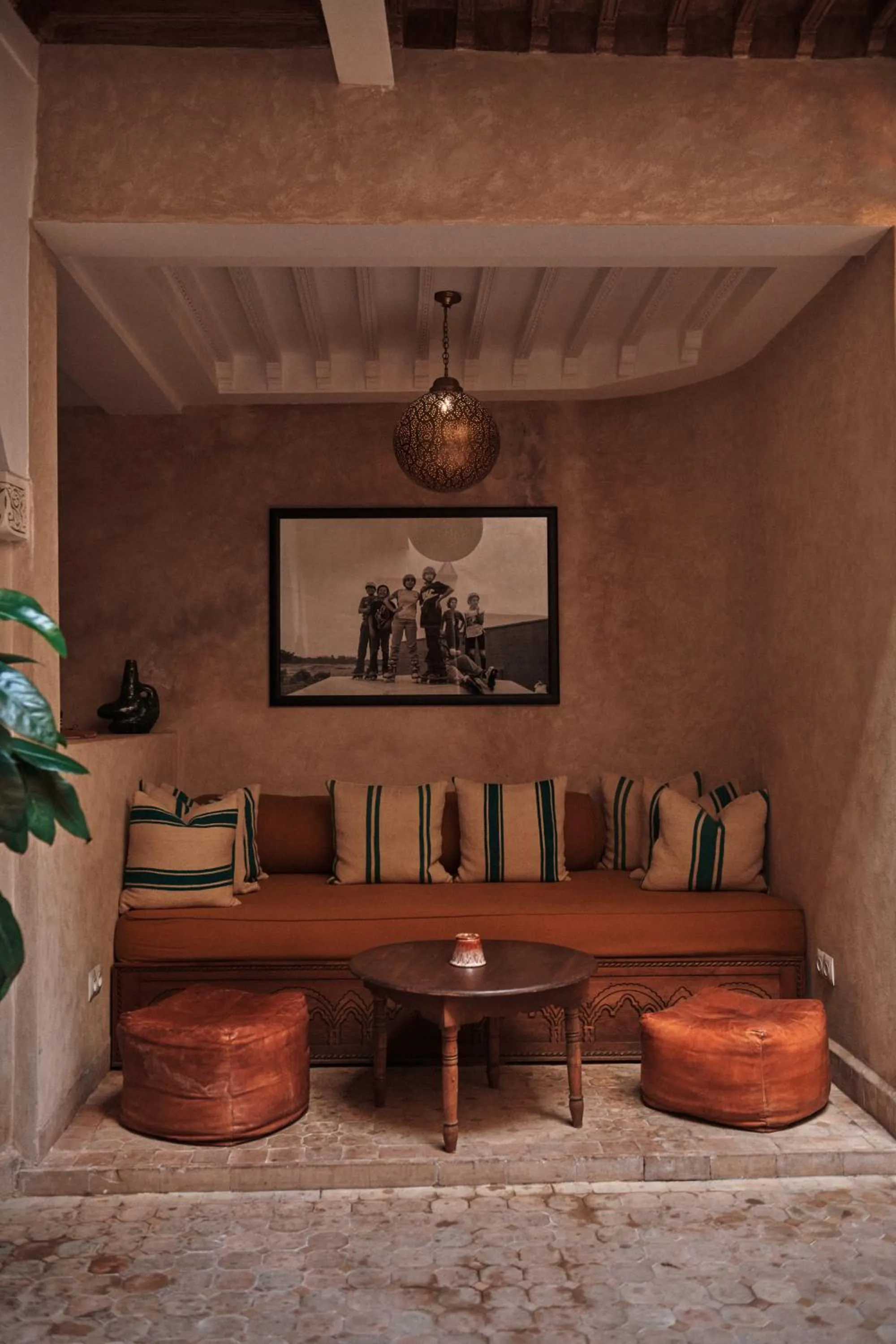 Inner courtyard view in Riad Alena