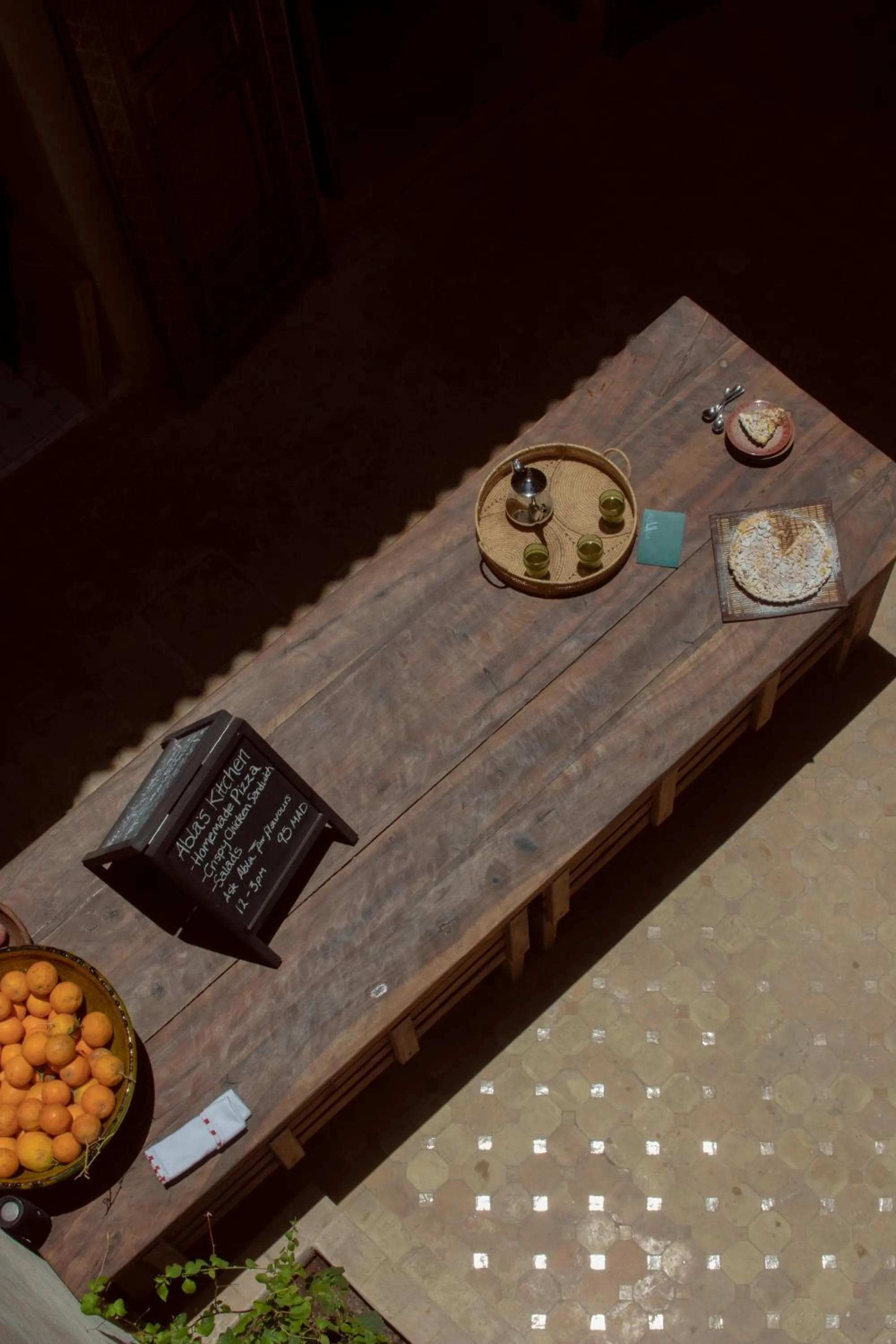 Food and drinks in Riad Alena