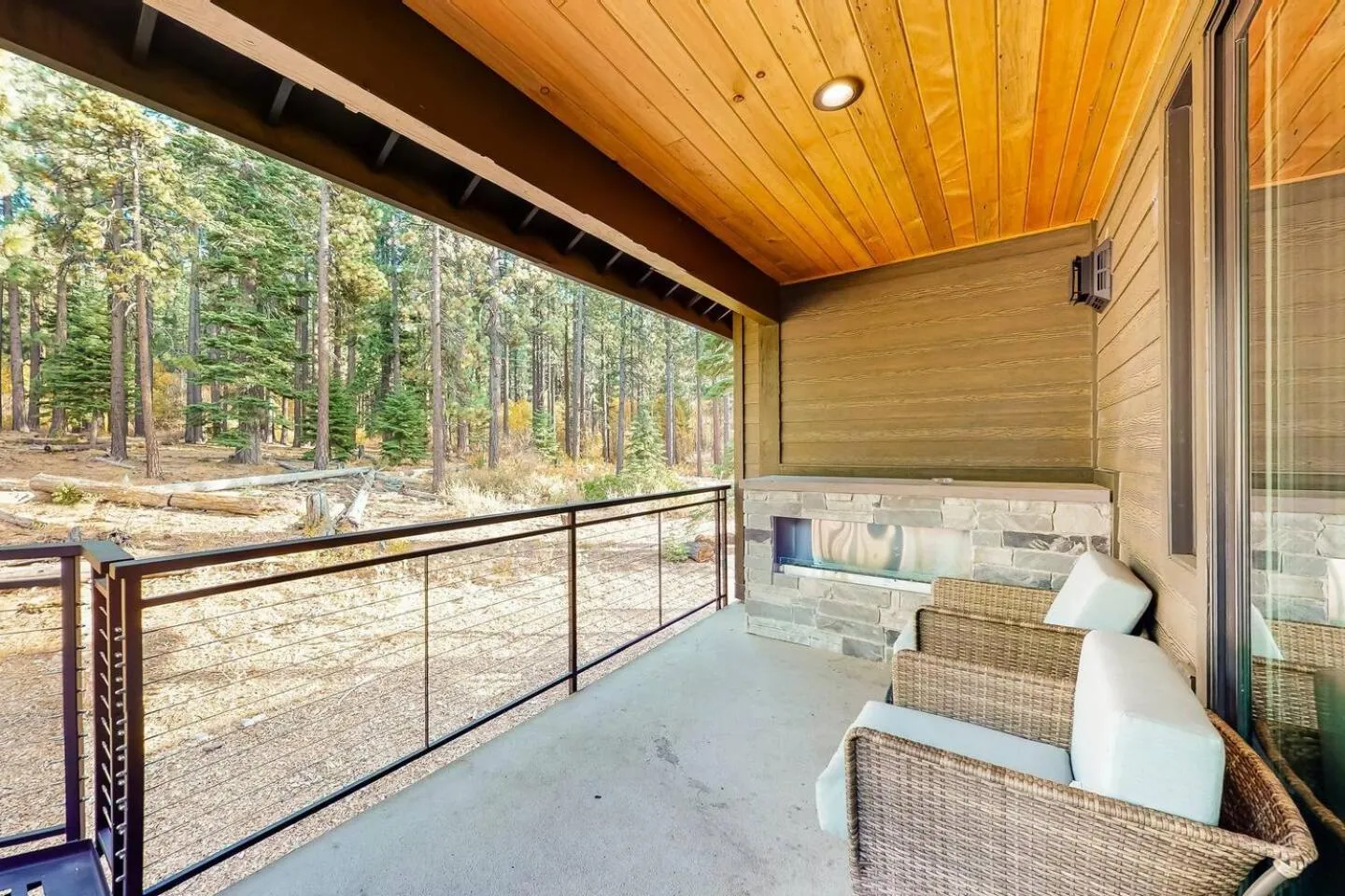 Patio in Gondola Vista Luxury Villas by Ski Heavenly & Beaches