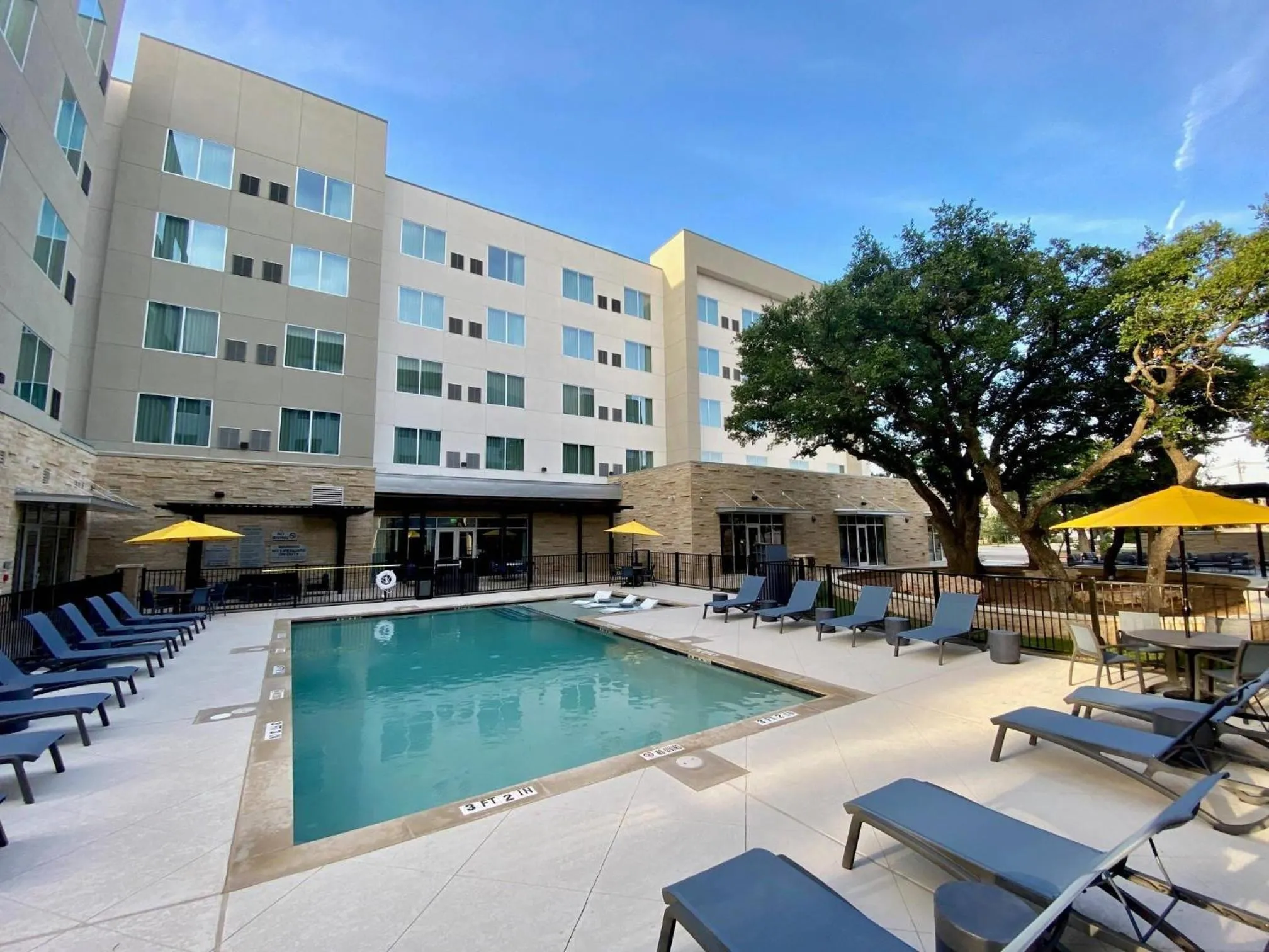 Swimming pool in Cambria Hotel Austin Uptown near the Domain
