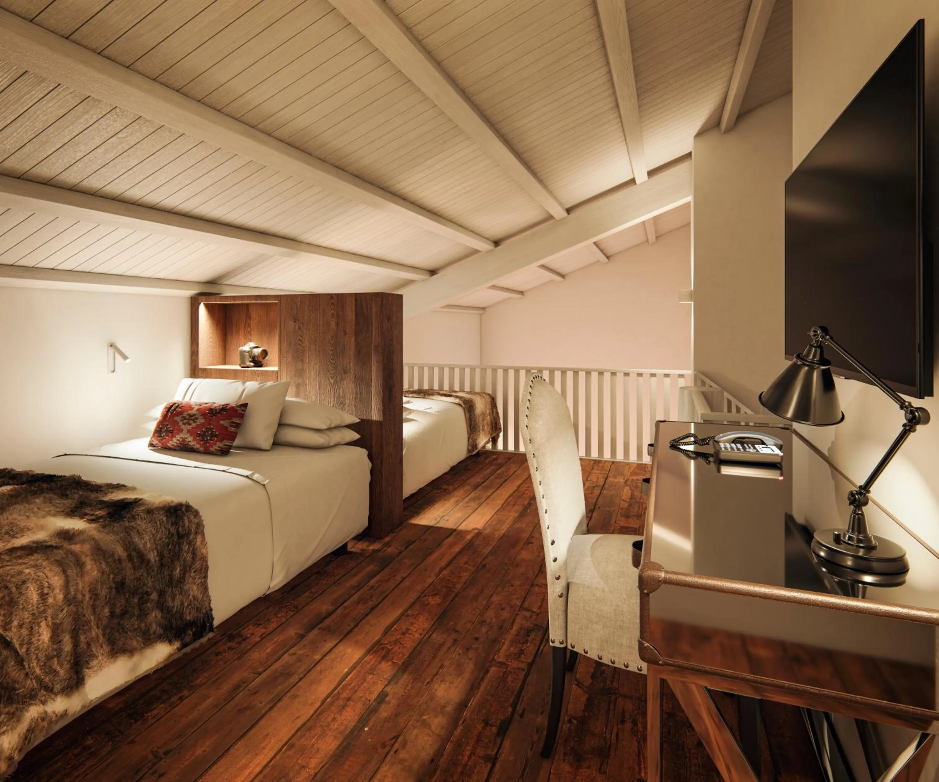 Bed in Hotel Maribel