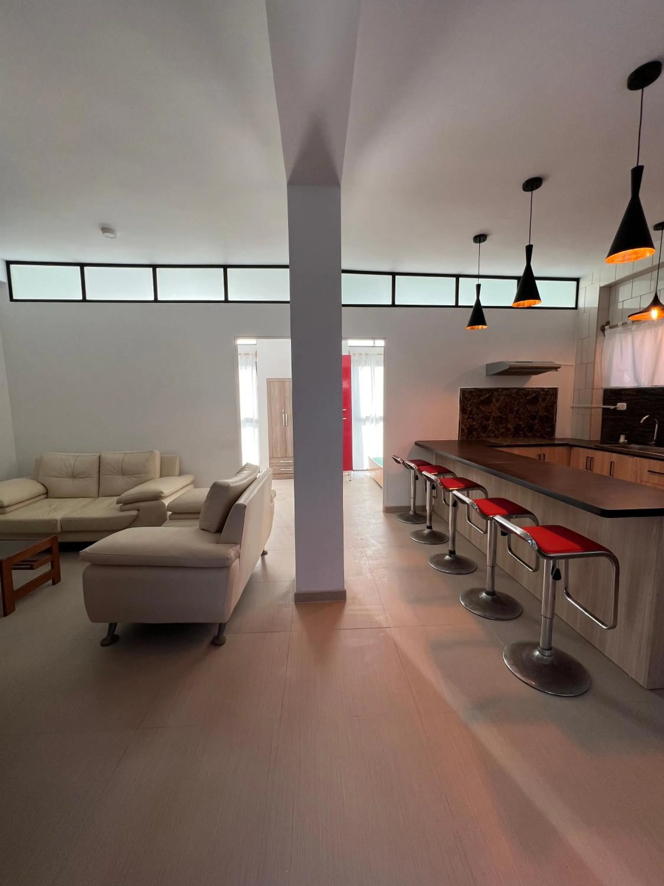 Living room in Gamora Hotel Playa