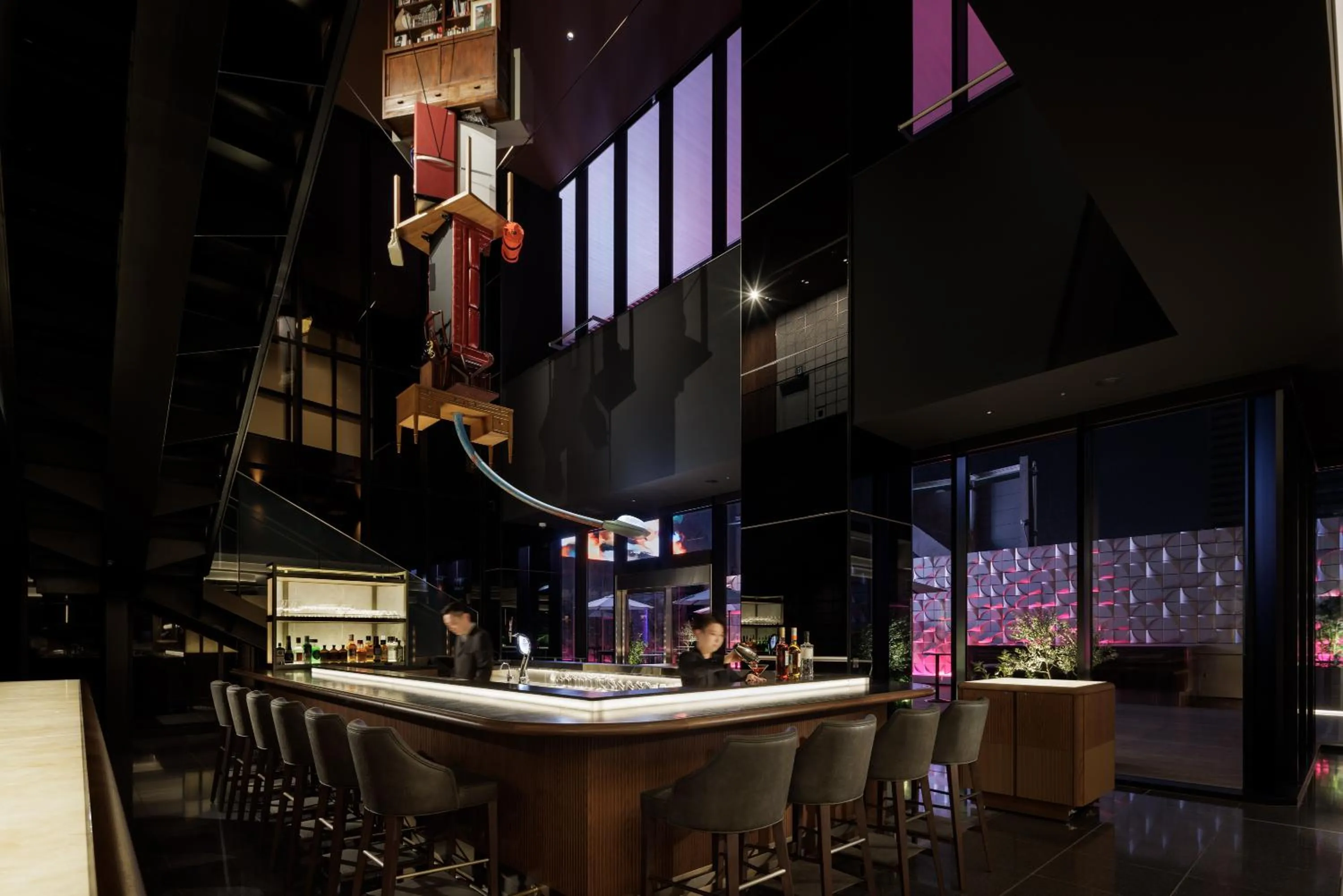 Lounge or bar in HOTEL GROOVE SHINJUKU, A PARKROYAL Hotel