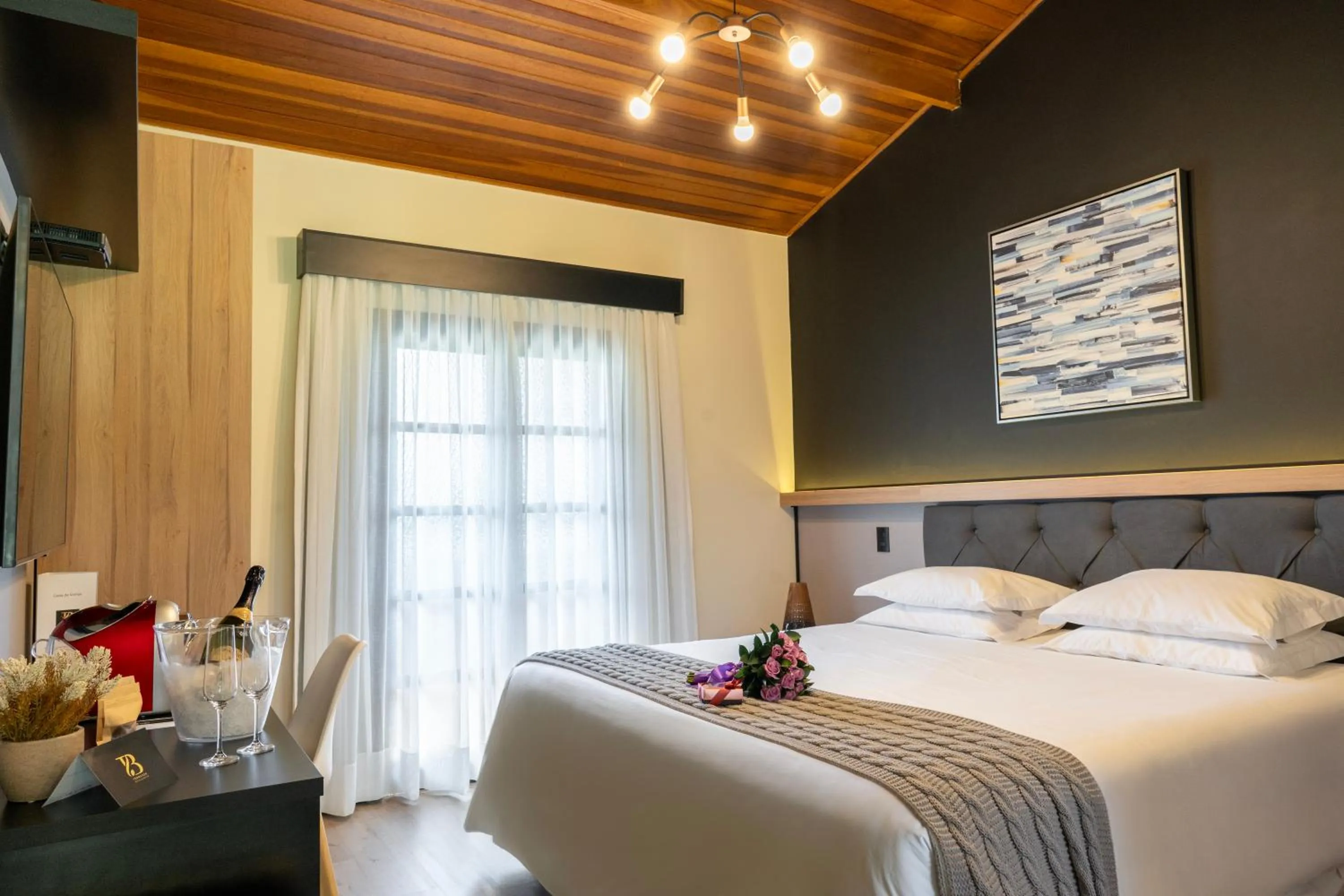 Bed in Pousada Terrazzo Bonjardim - by Easy Hotéis