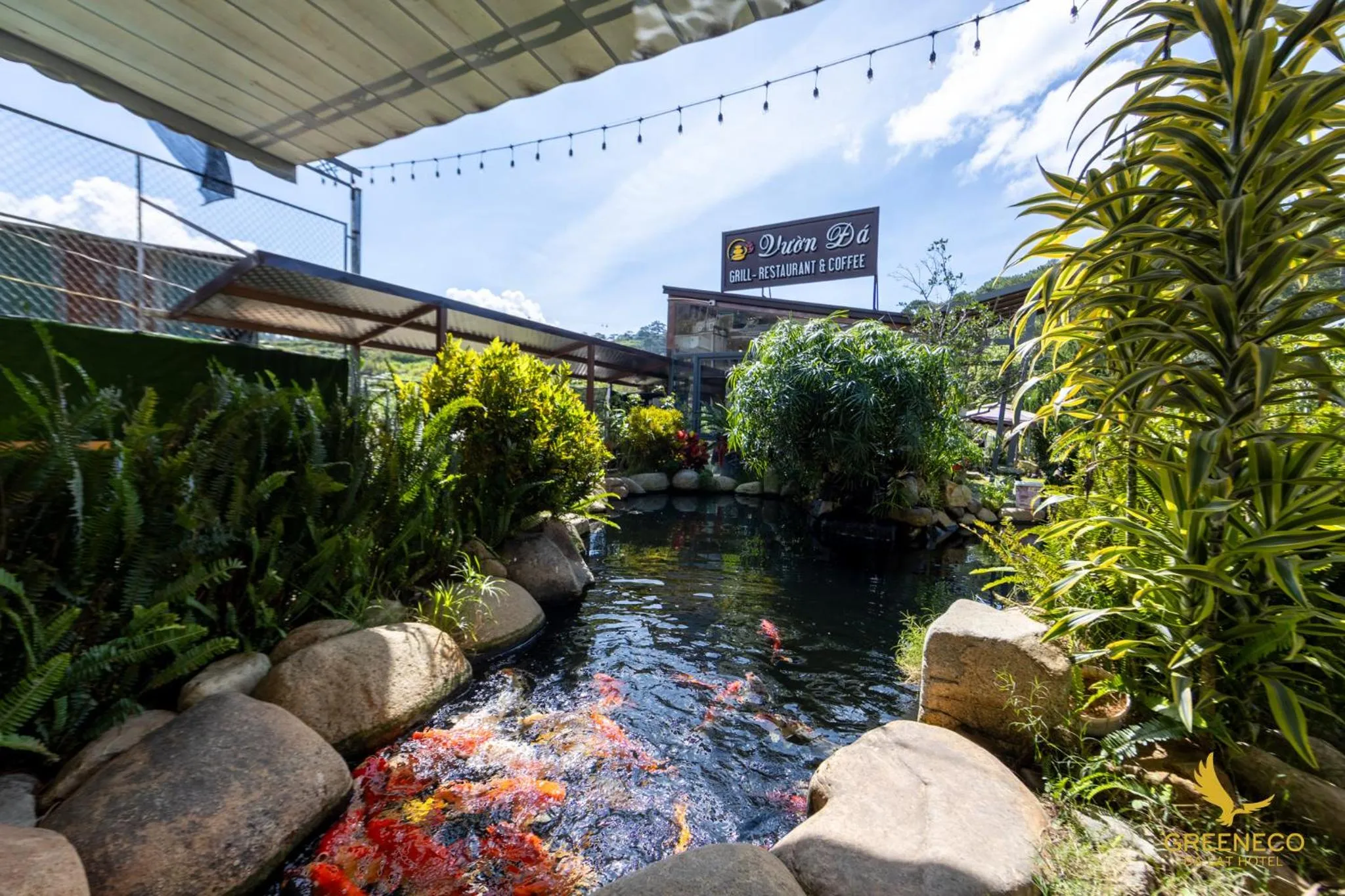 Garden in GREENECO DA LAT HOTEL - Khách sạn Green Eco Đà Lạt