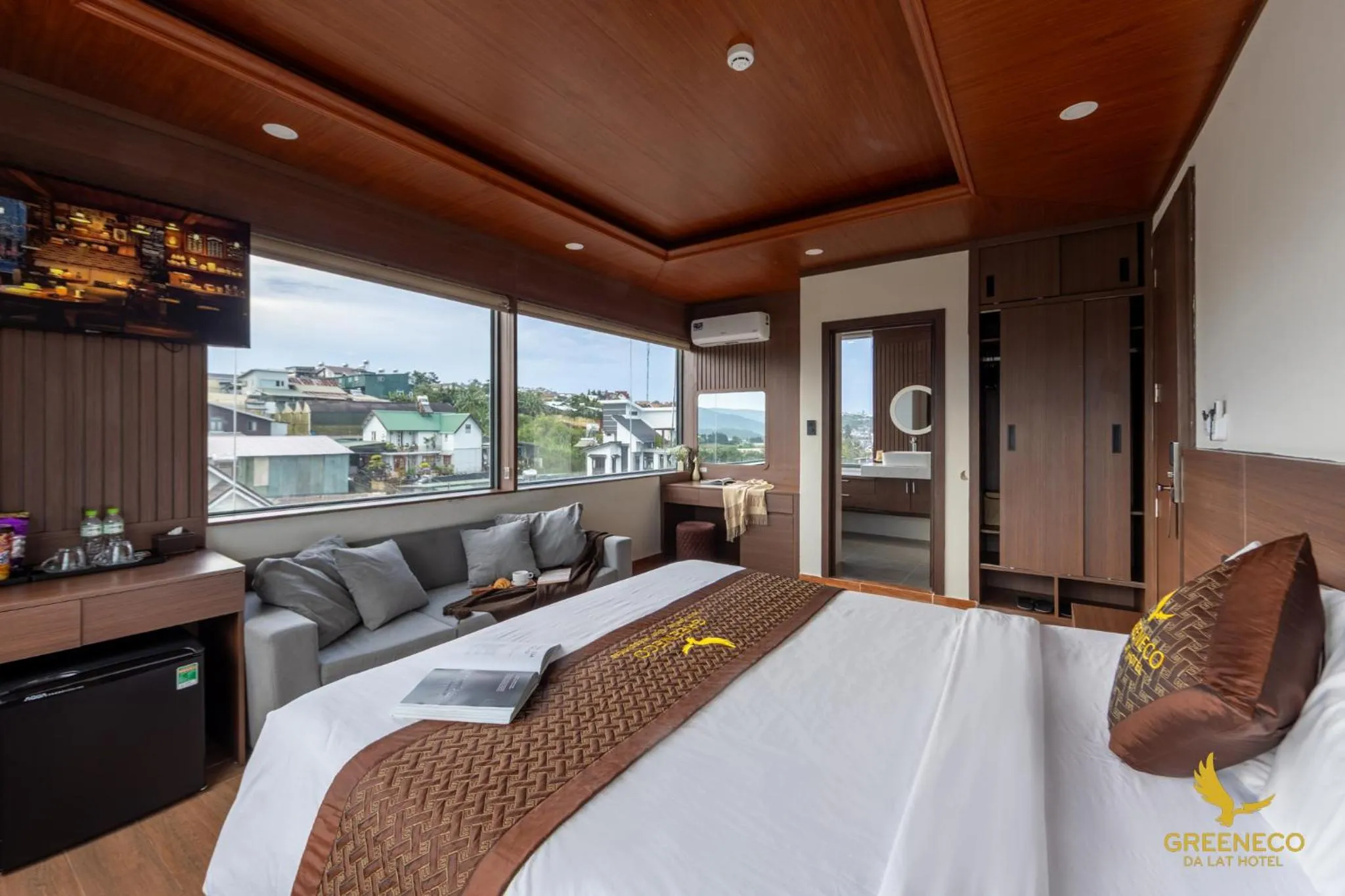 Bedroom, Bed in GREENECO DA LAT HOTEL - Khách sạn Green Eco Đà Lạt