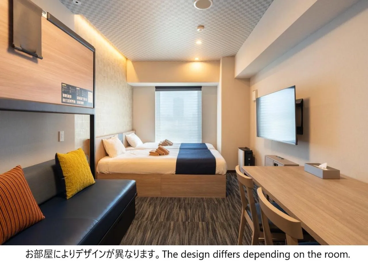 Bed in stayme THE HOTEL Asakusa Riverside