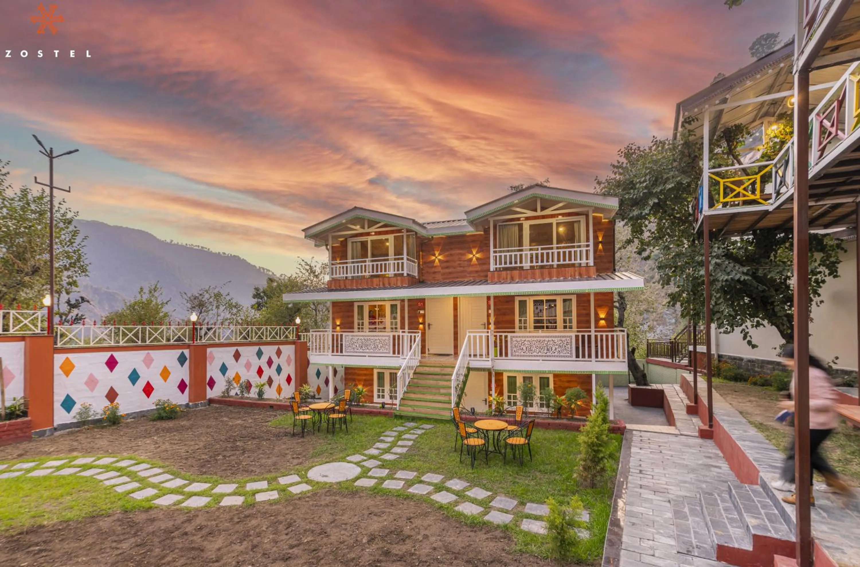 Property building in Zostel Plus Kareri