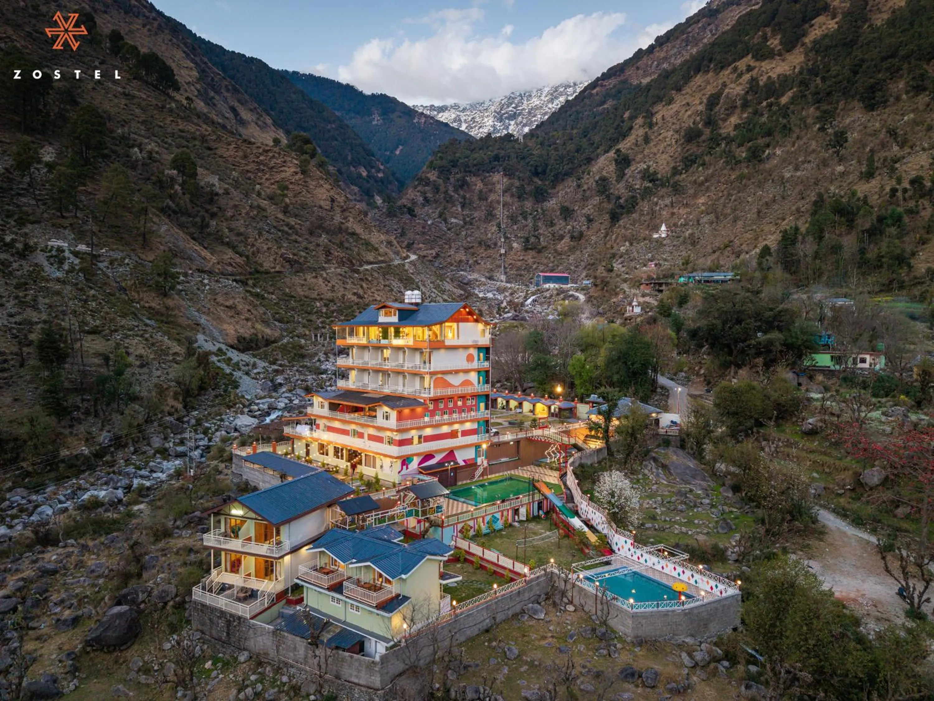 Property building in Zostel Plus Kareri