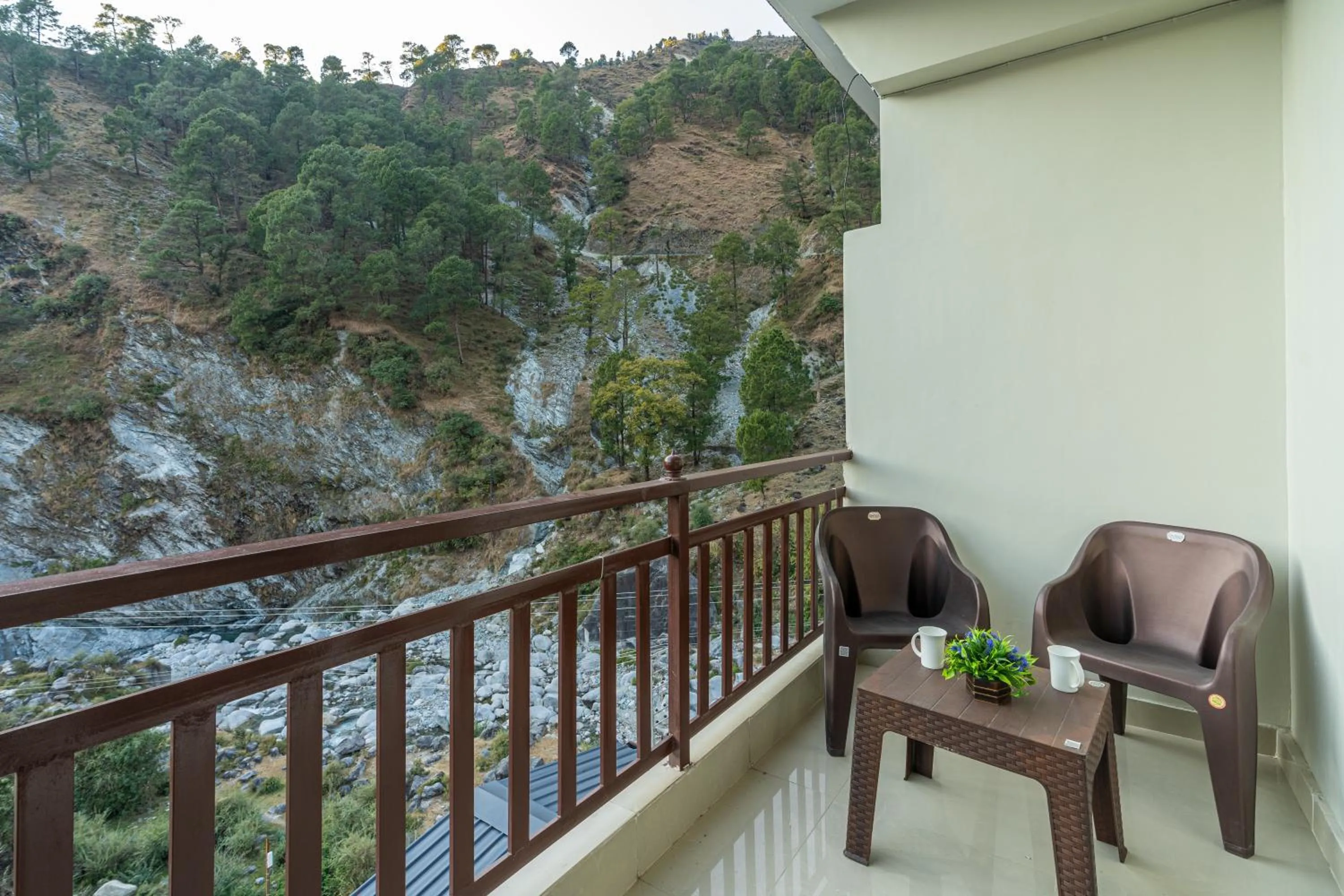 Patio in Zostel Plus Kareri