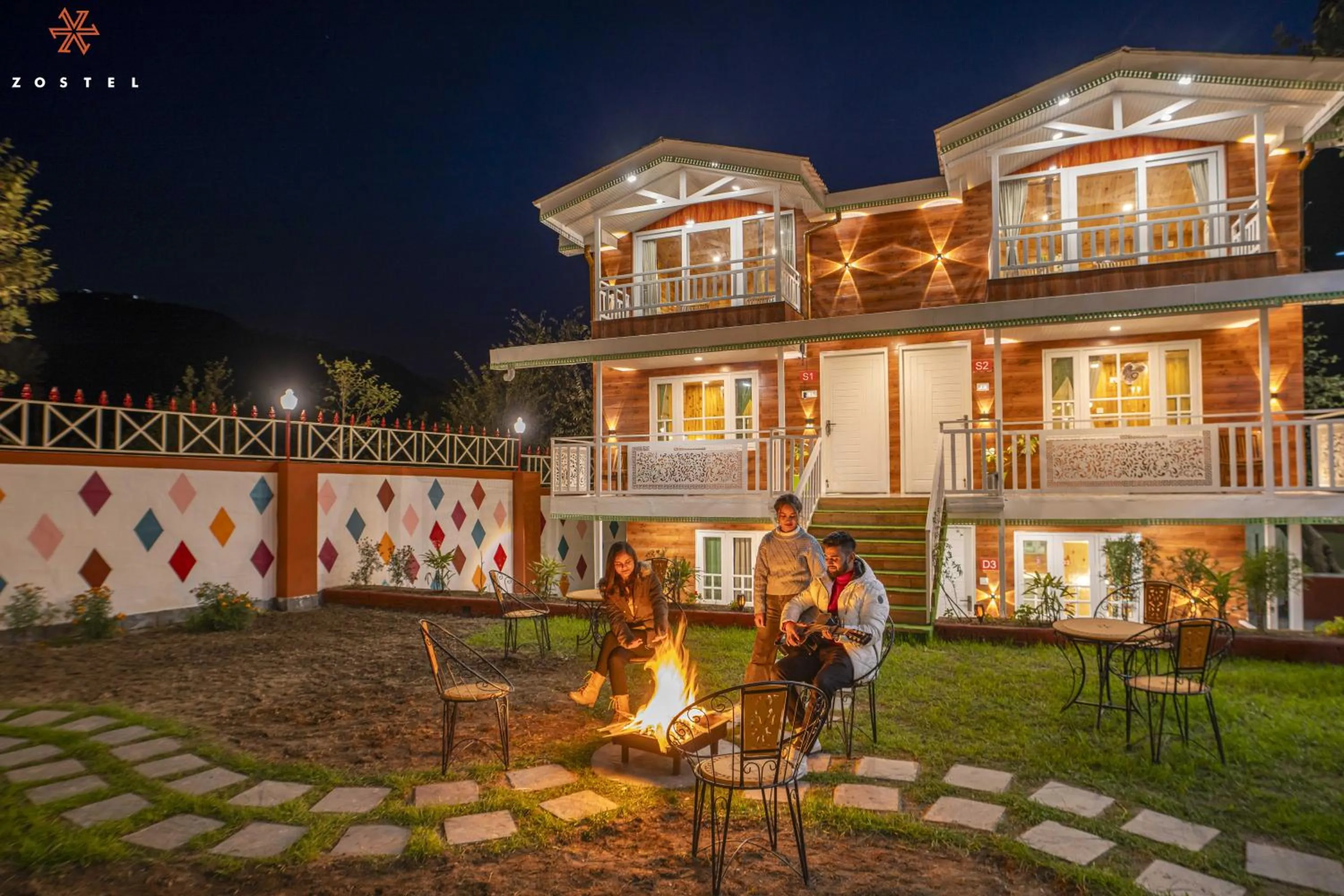 Property building in Zostel Plus Kareri