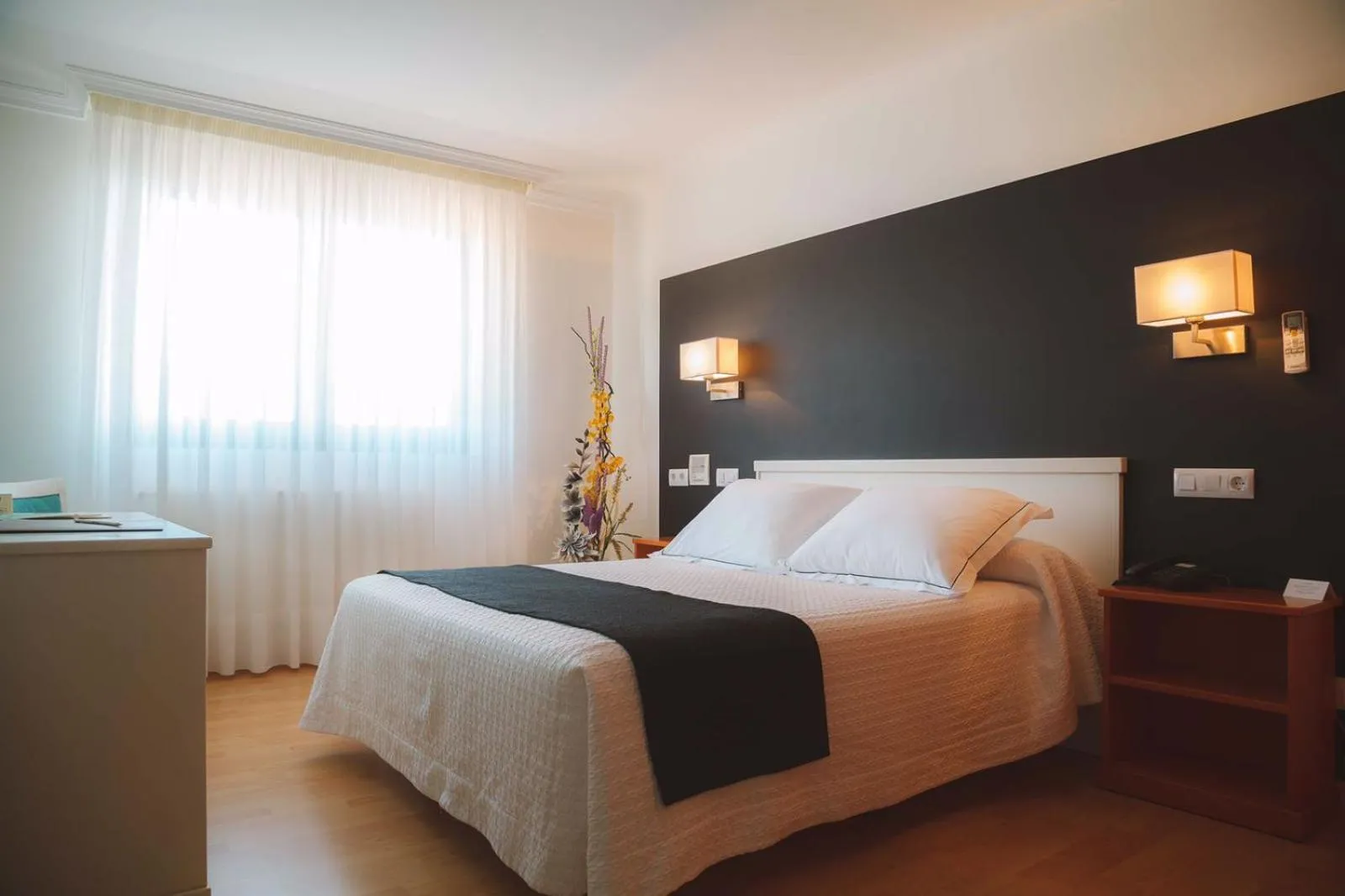 Bed in Hotel Lombiña